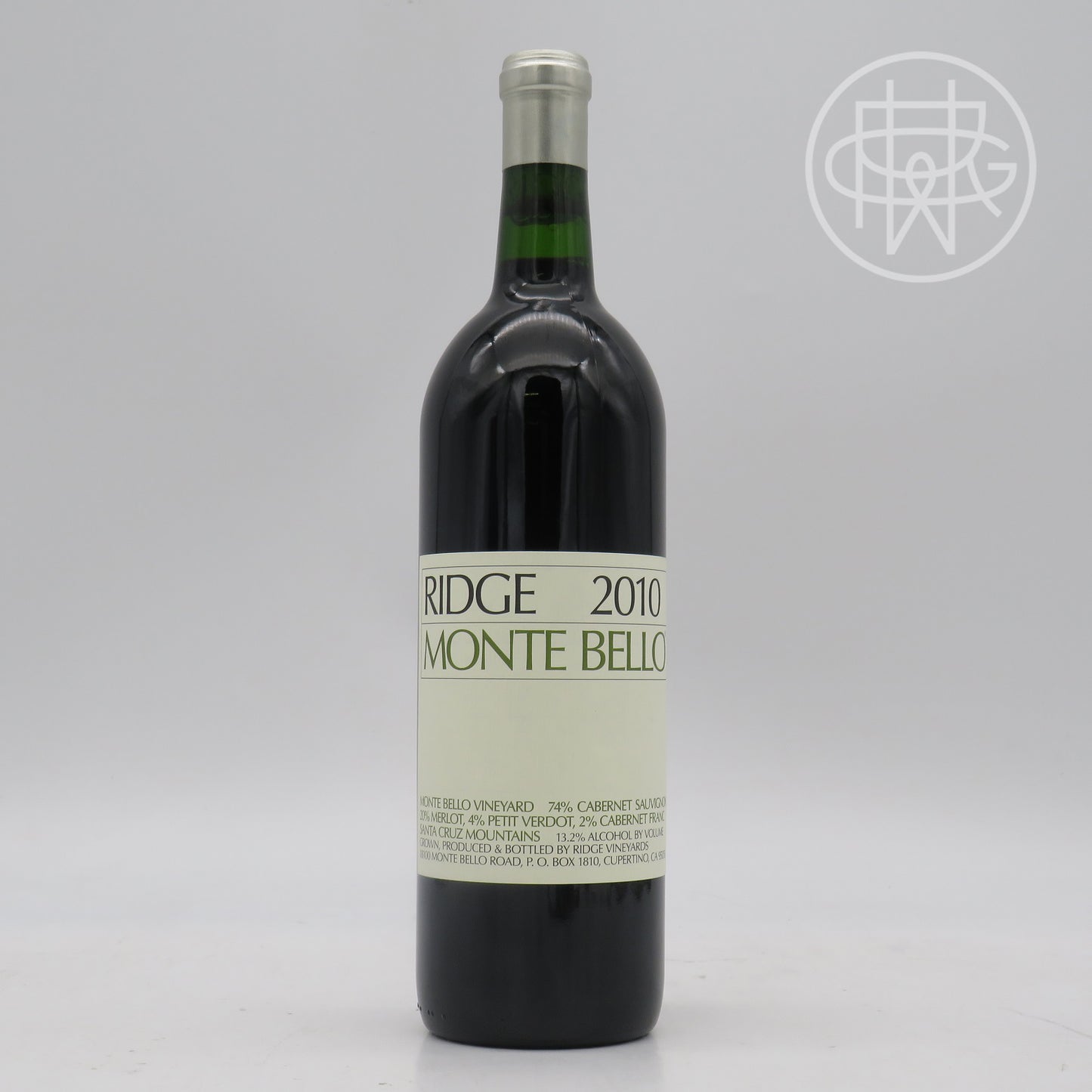 Ridge Monte Bello 2010 750mL