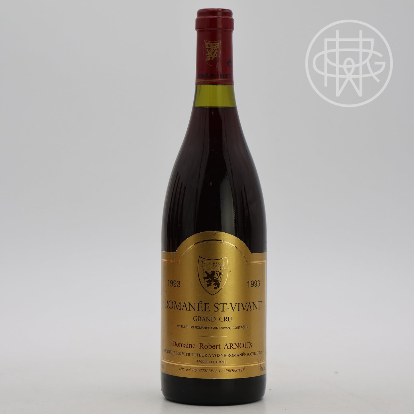 Robert Arnoux Romanee St. Vivant 1993 750mL (Rare Gold Label)