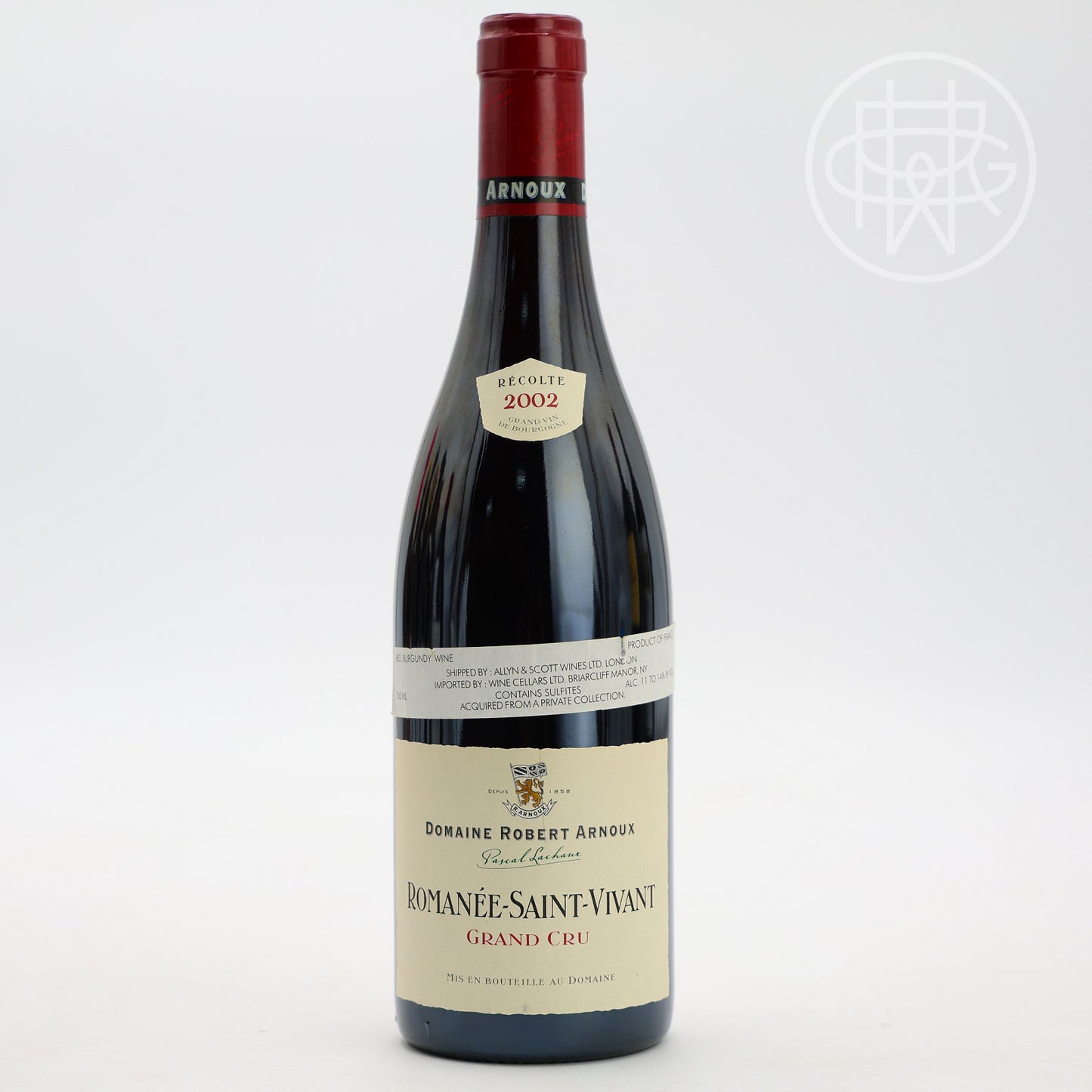 Robert Arnoux Romanee St. Vivant 2002 750mL