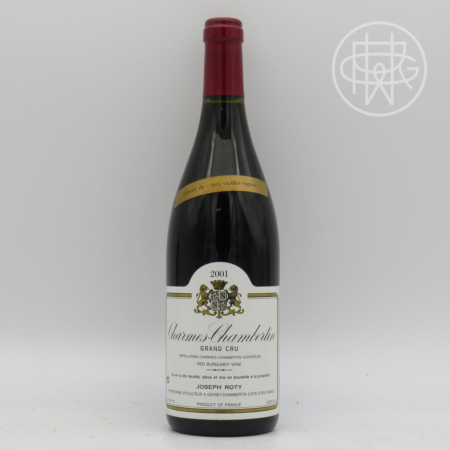 Roty Charmes Chambertin VV 2001 750mL