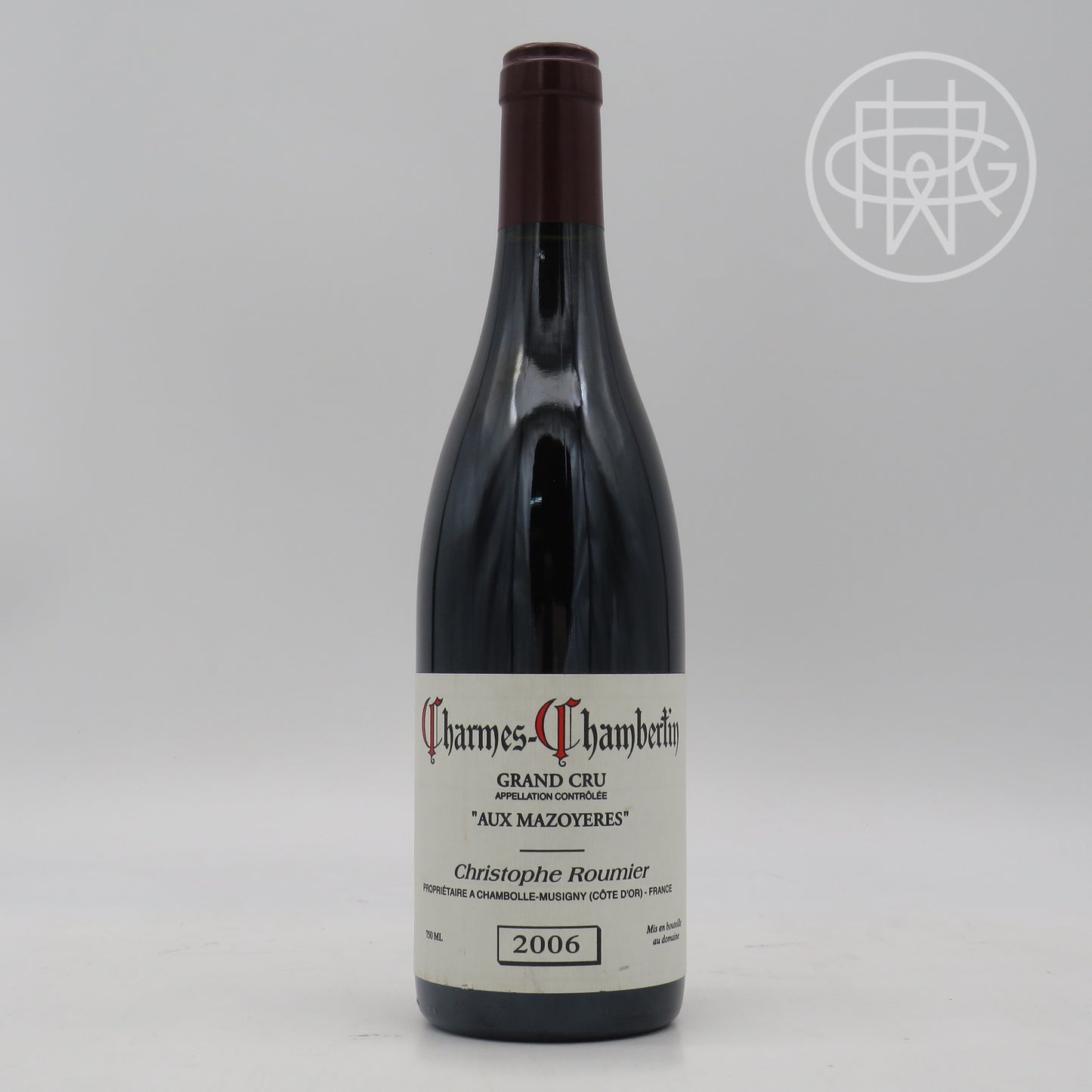 Roumier Charmes Chambertin Mazoyeres Grand Cru 2006 750mL