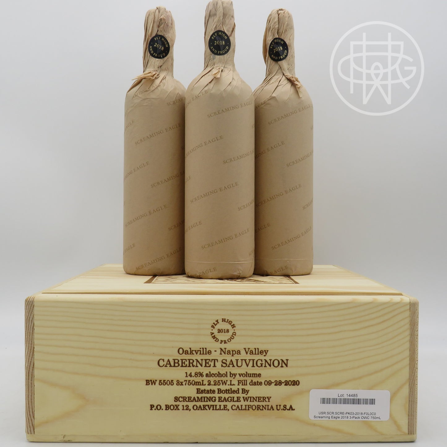 Screaming Eagle 2018 3-Pack OWC 750mL