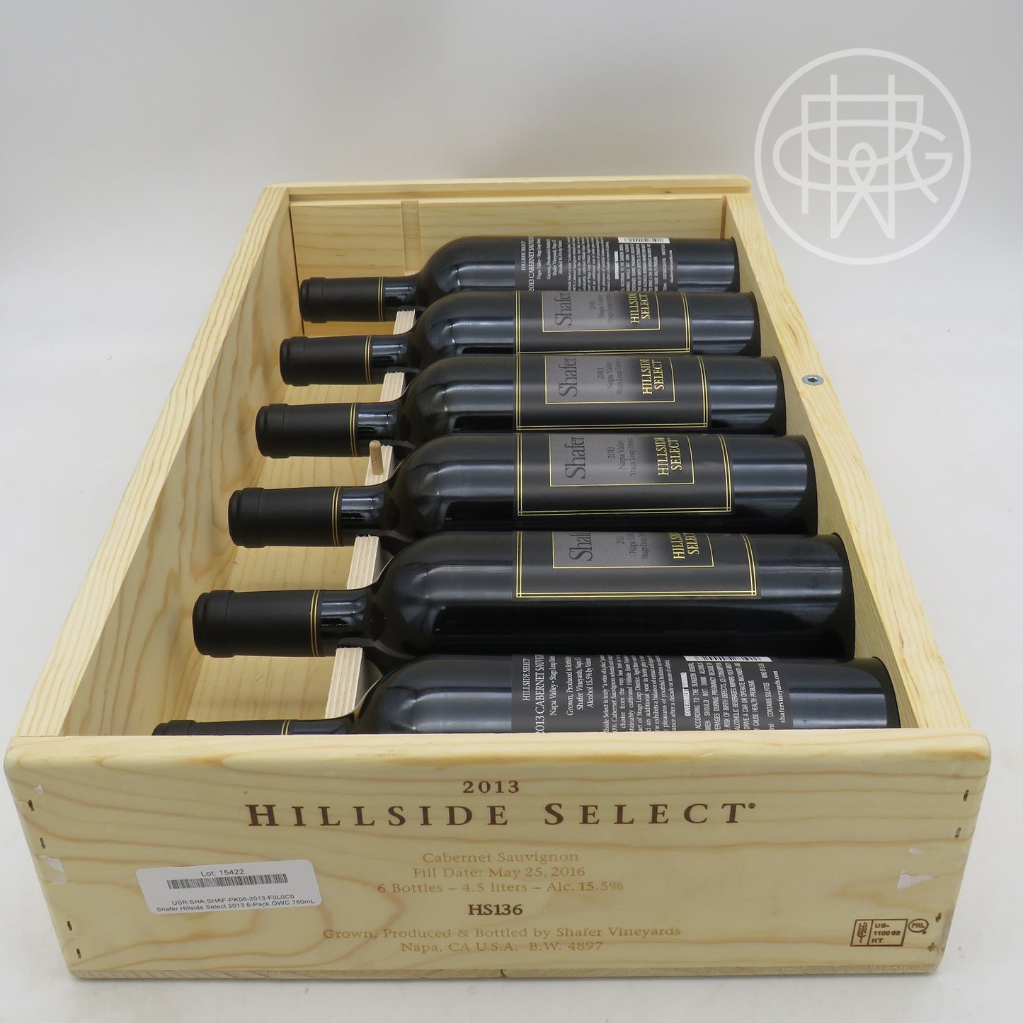 Shafer Hillside Select 2013 6-Pack OWC 750mL