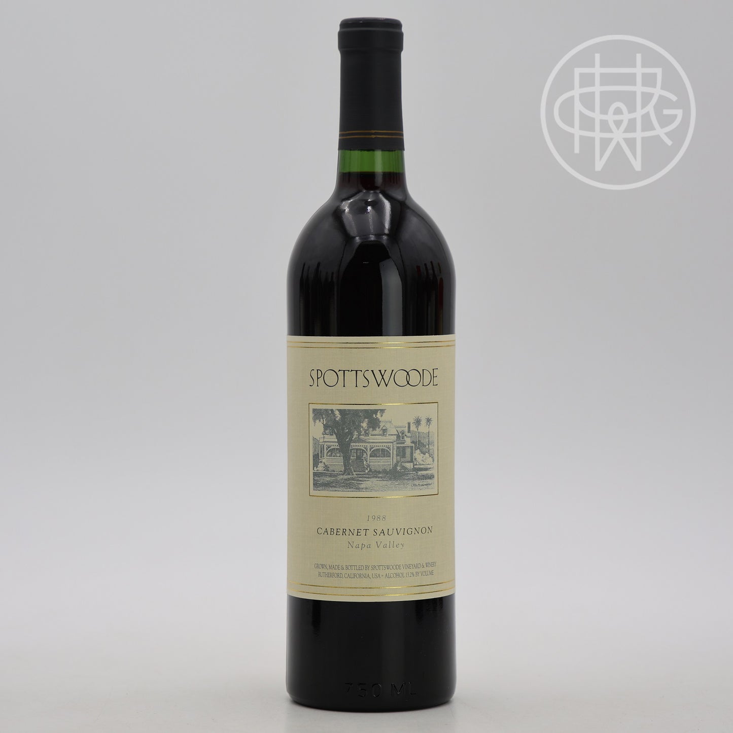 Spottswoode Cabernet Sauvignon 1988 750mL
