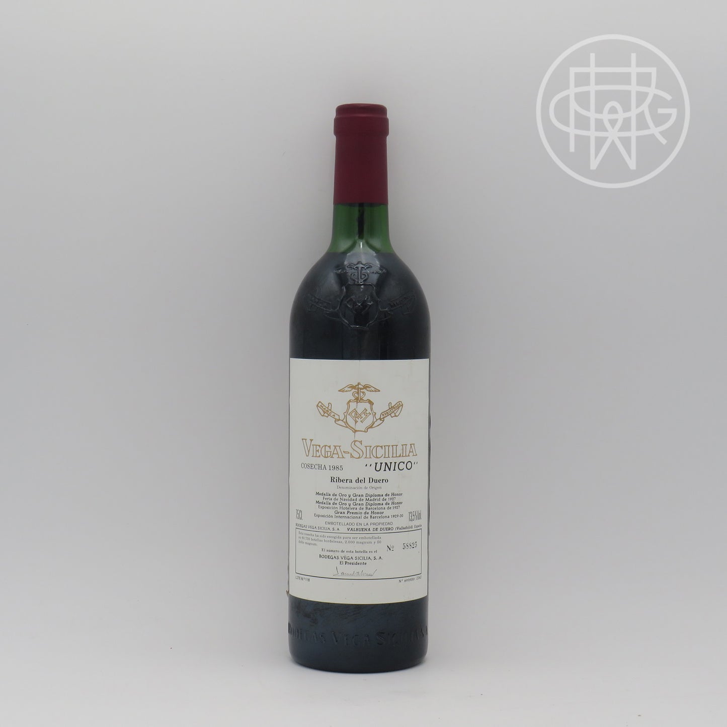 Vega Sicilia Unico 1985 750mL (Top Shoulder)