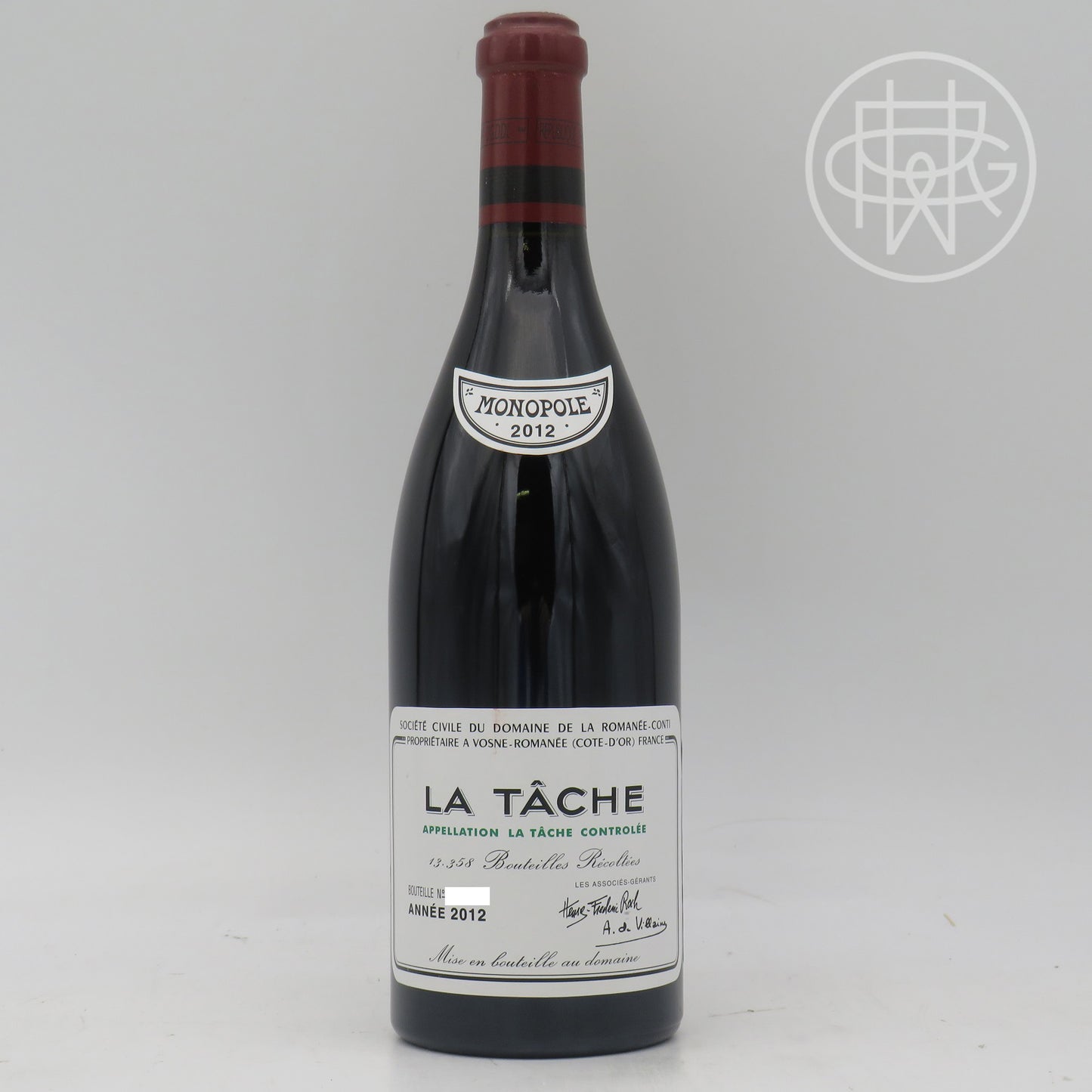 DRC La Tache 2012 750mL