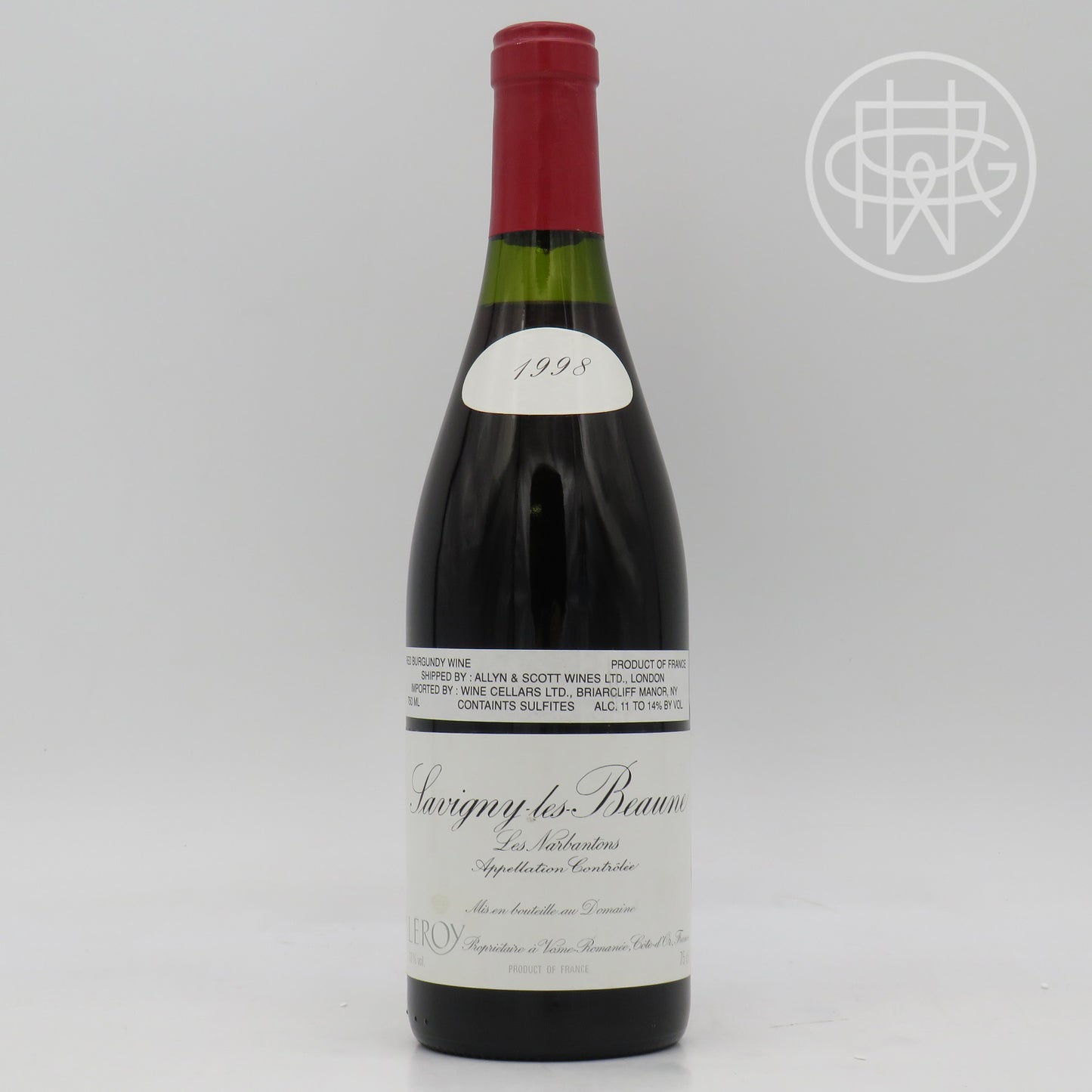 Leroy Les Narbantons Savigny Les Beaune 1998 750mL