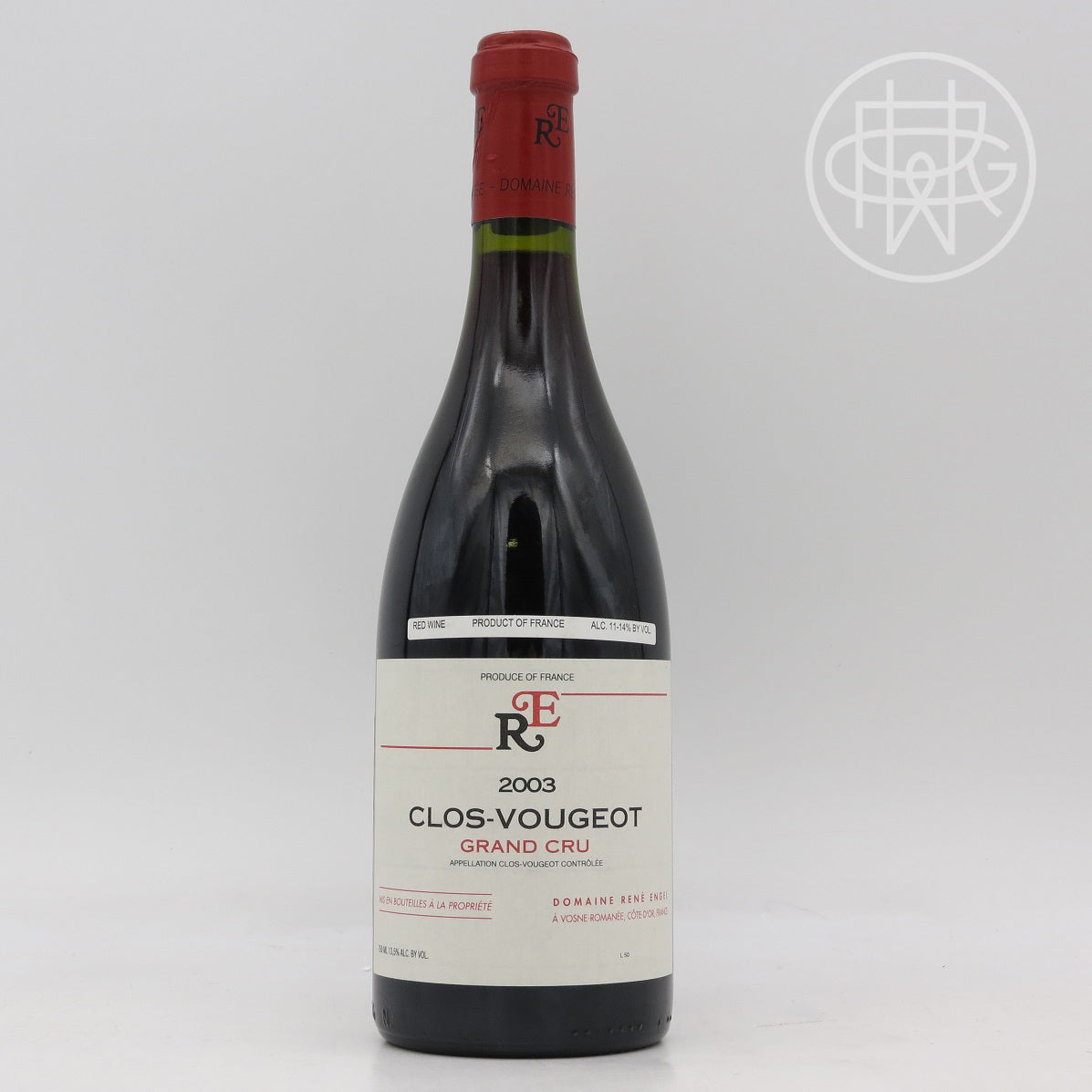 Rene Engel Clos Vougeot 2003 750mL