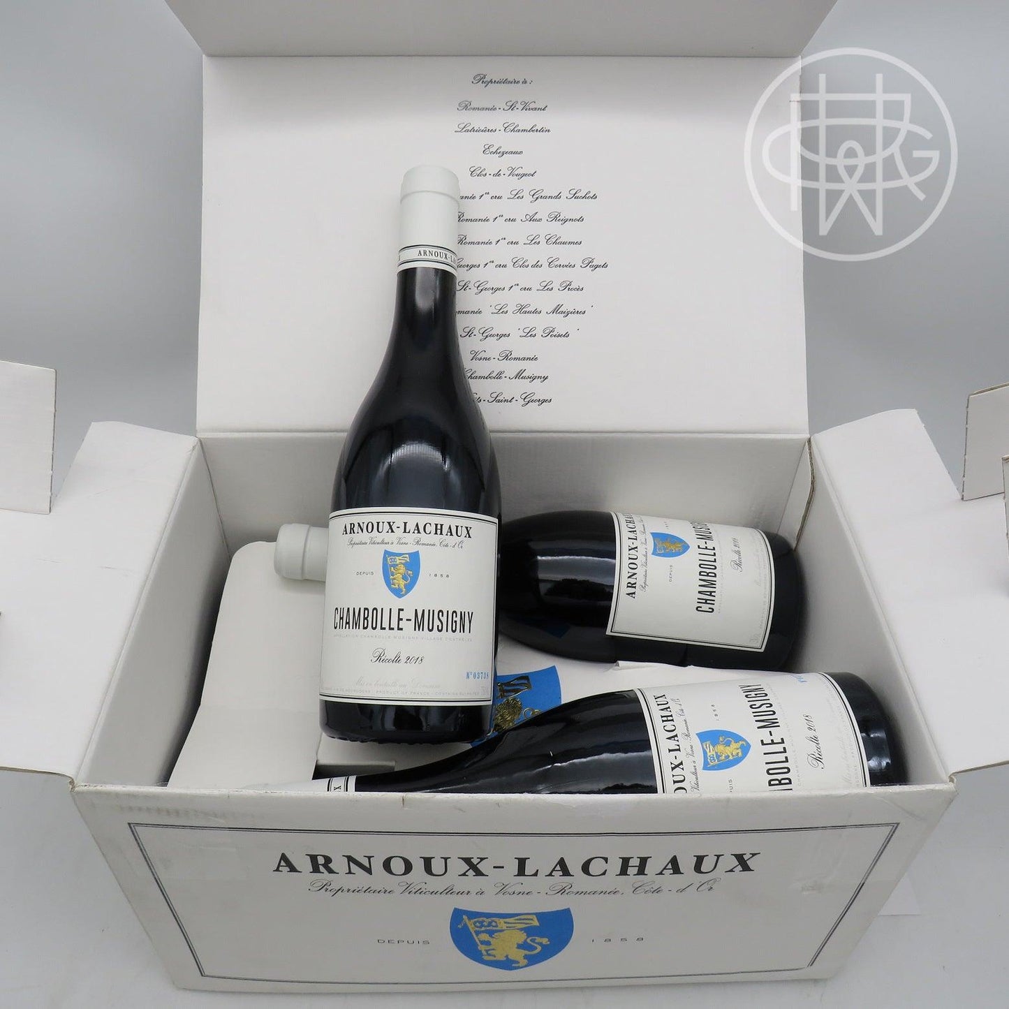 Arnoux Lachaux Chambolle Musigny 2018 6-Pack OC 750mL - GRW Wine Collection