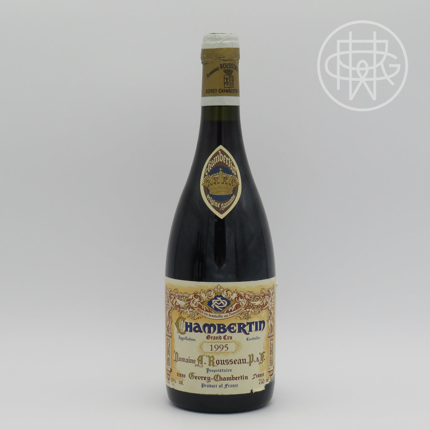 Armand Rousseau Chambertin 1995 750mL (Slightly Nicked Label)