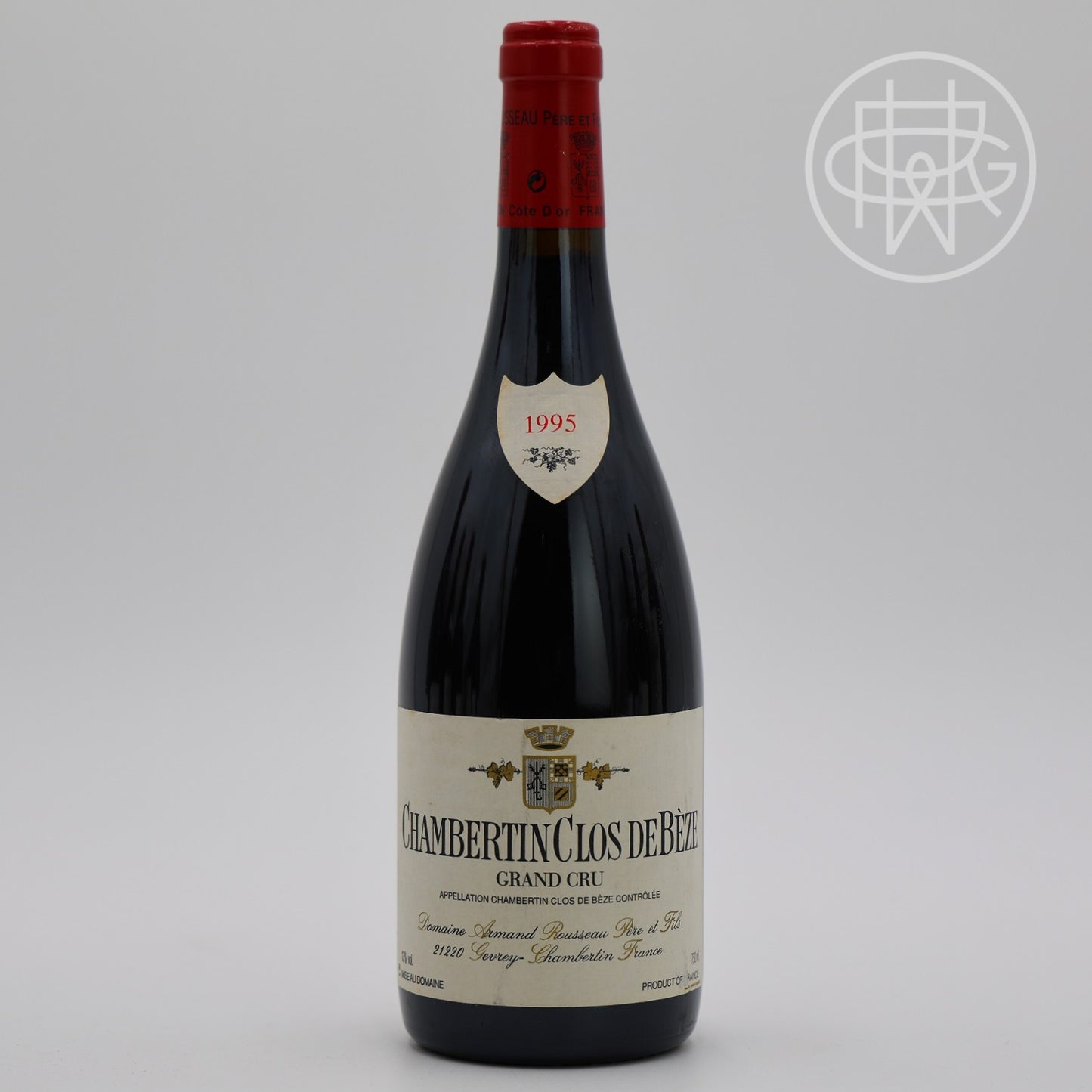 Armand Rousseau Chambertin Clos de Beze 1995 750mL (Slightly Soiled Label)