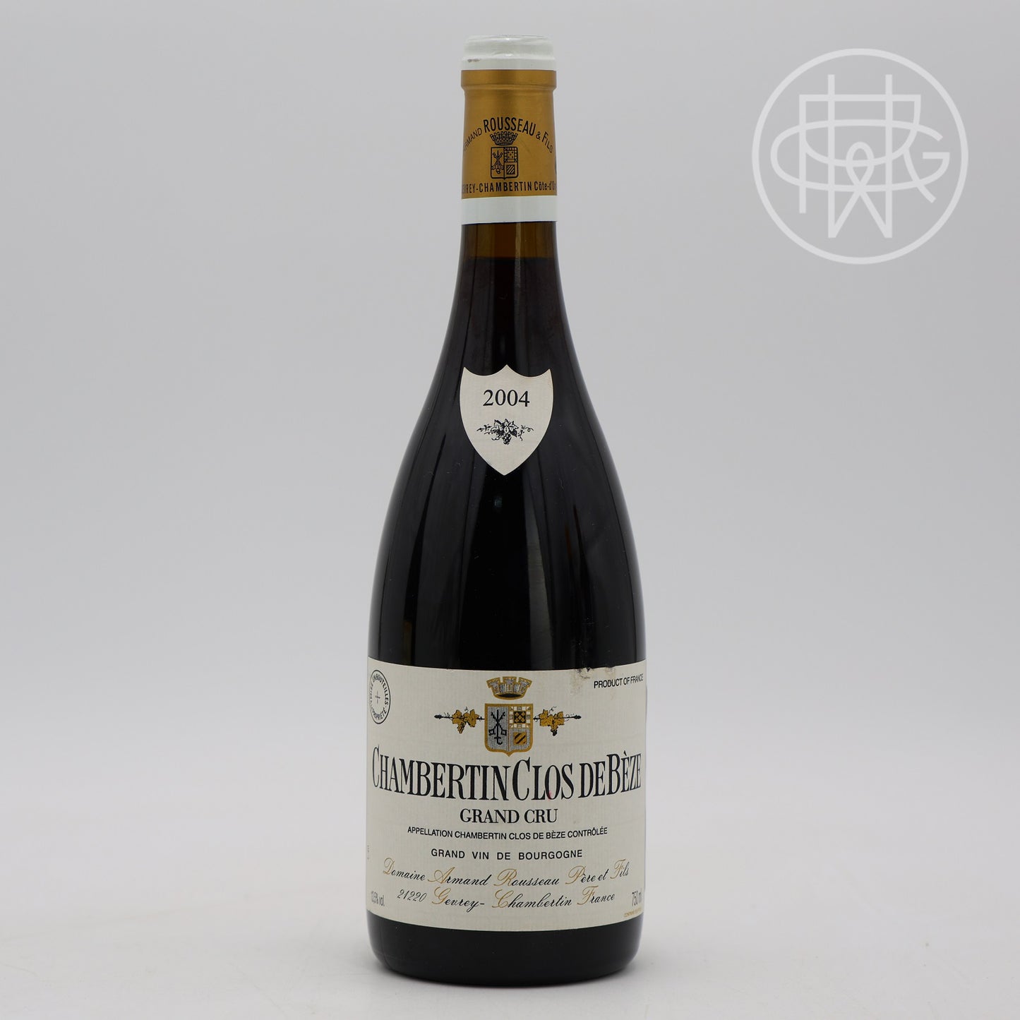 Armand Rousseau Chambertin Clos de Beze 2004 750mL (Slightly Nicked Label)