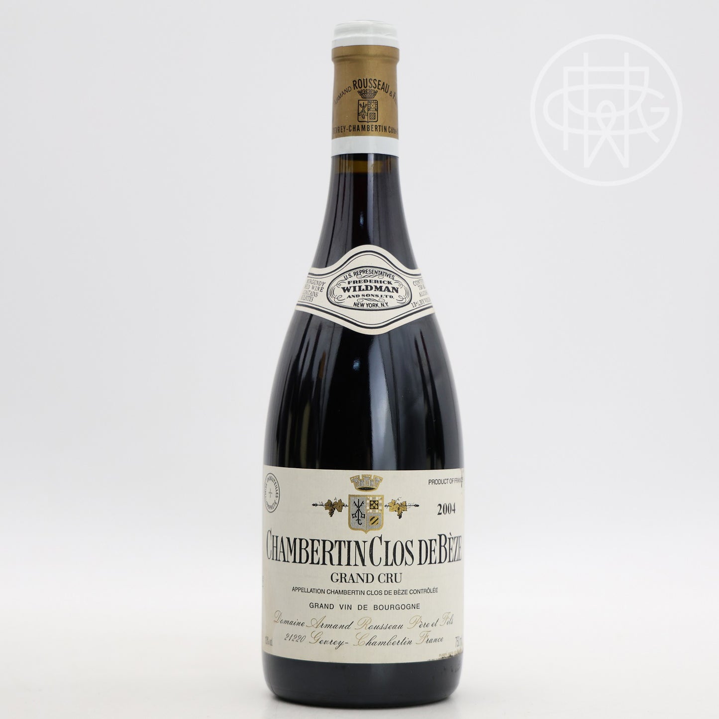 Armand Rousseau Chambertin Clos de Beze 2004 750mL (Slightly Soiled Label)