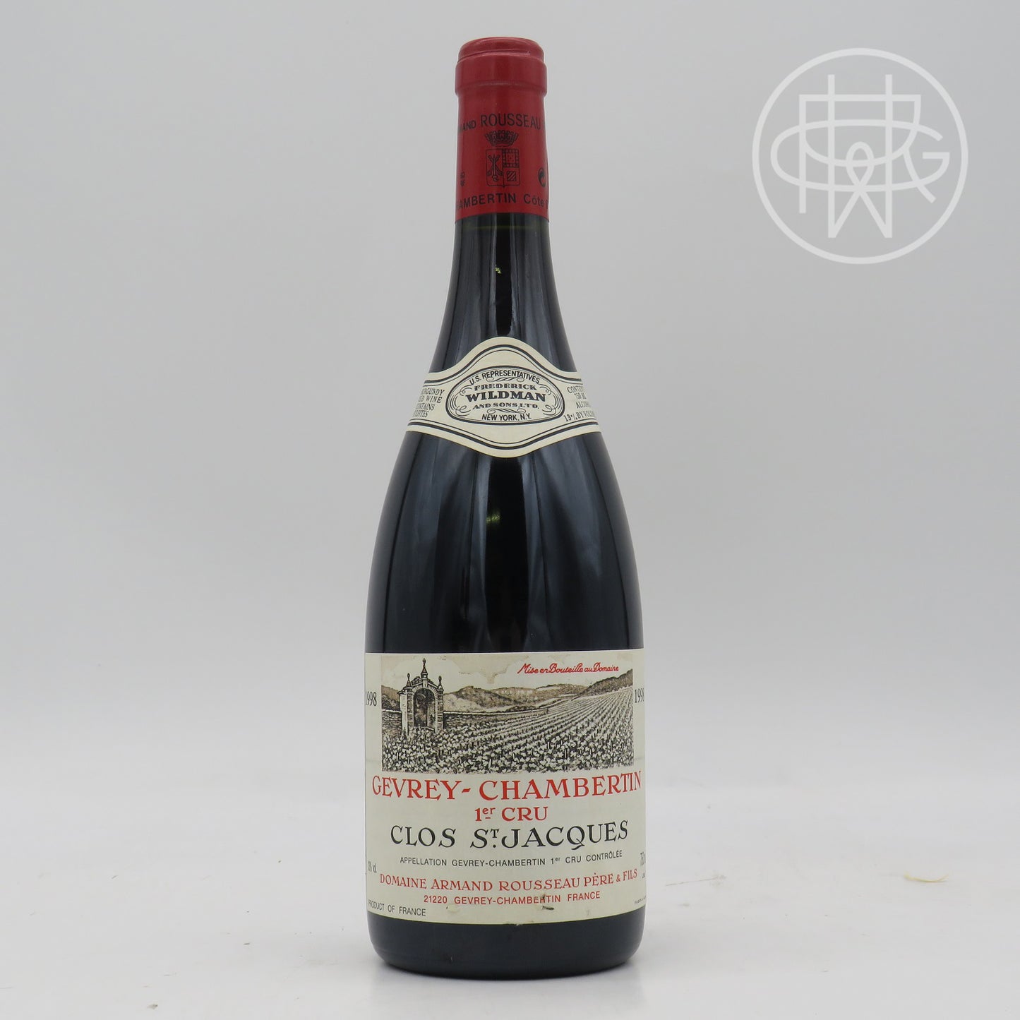 Armand Rousseau Clos St. Jacques 1998 750mL (Slightly Nicked Label)