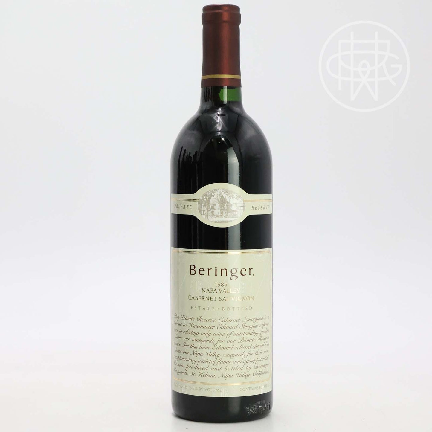 Beringer Cabernet Sauvignon Private Reserve 1985 750mL