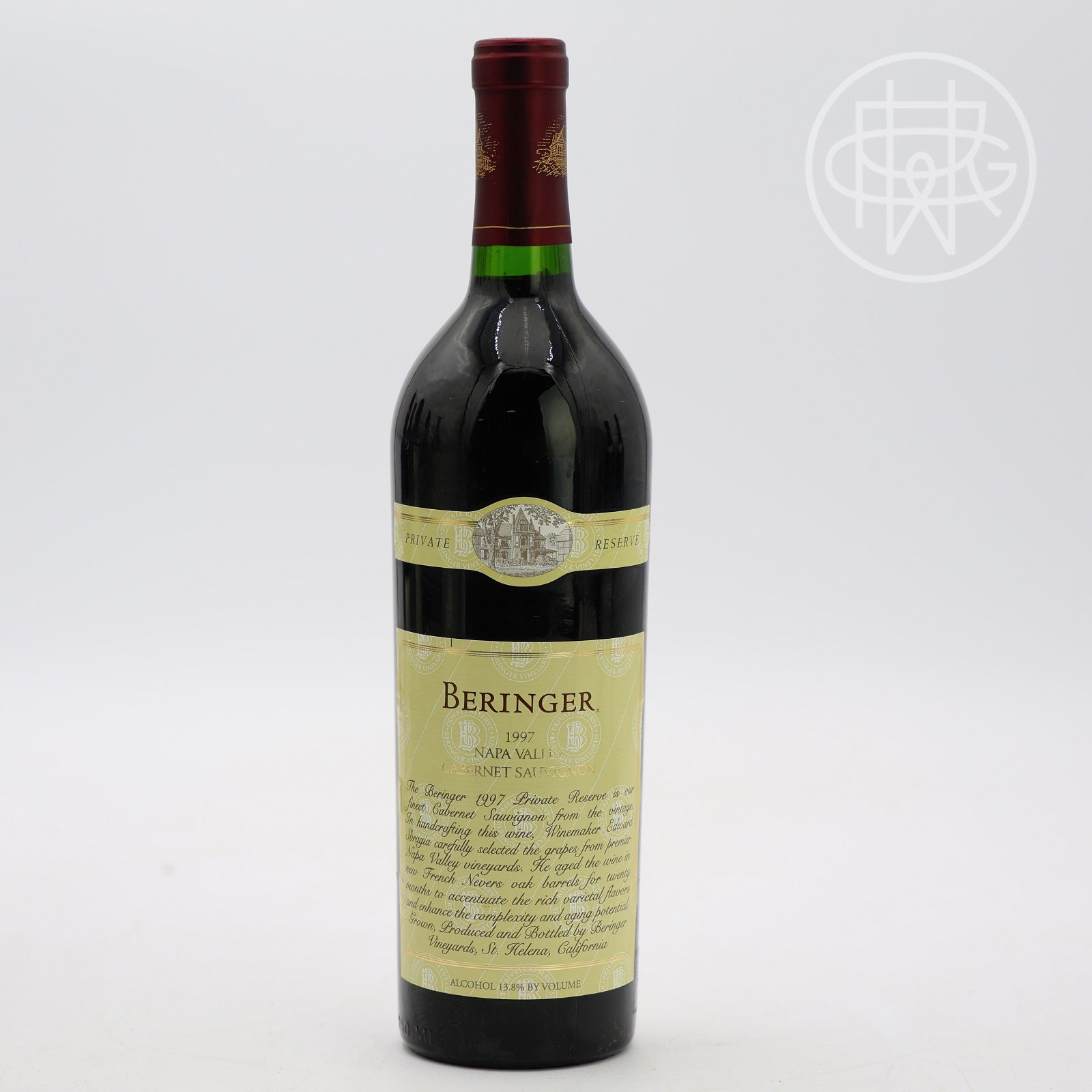 ベリンジャー 1997 Cabernet Sauvignon 750ml（1997 Beringer