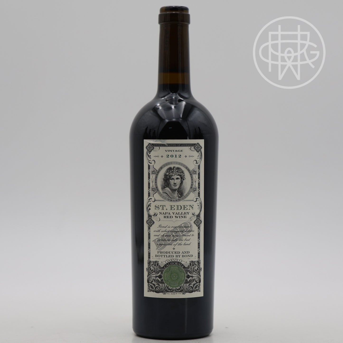Bond St. Eden 2012 750mL (Slightly Soiled Label)