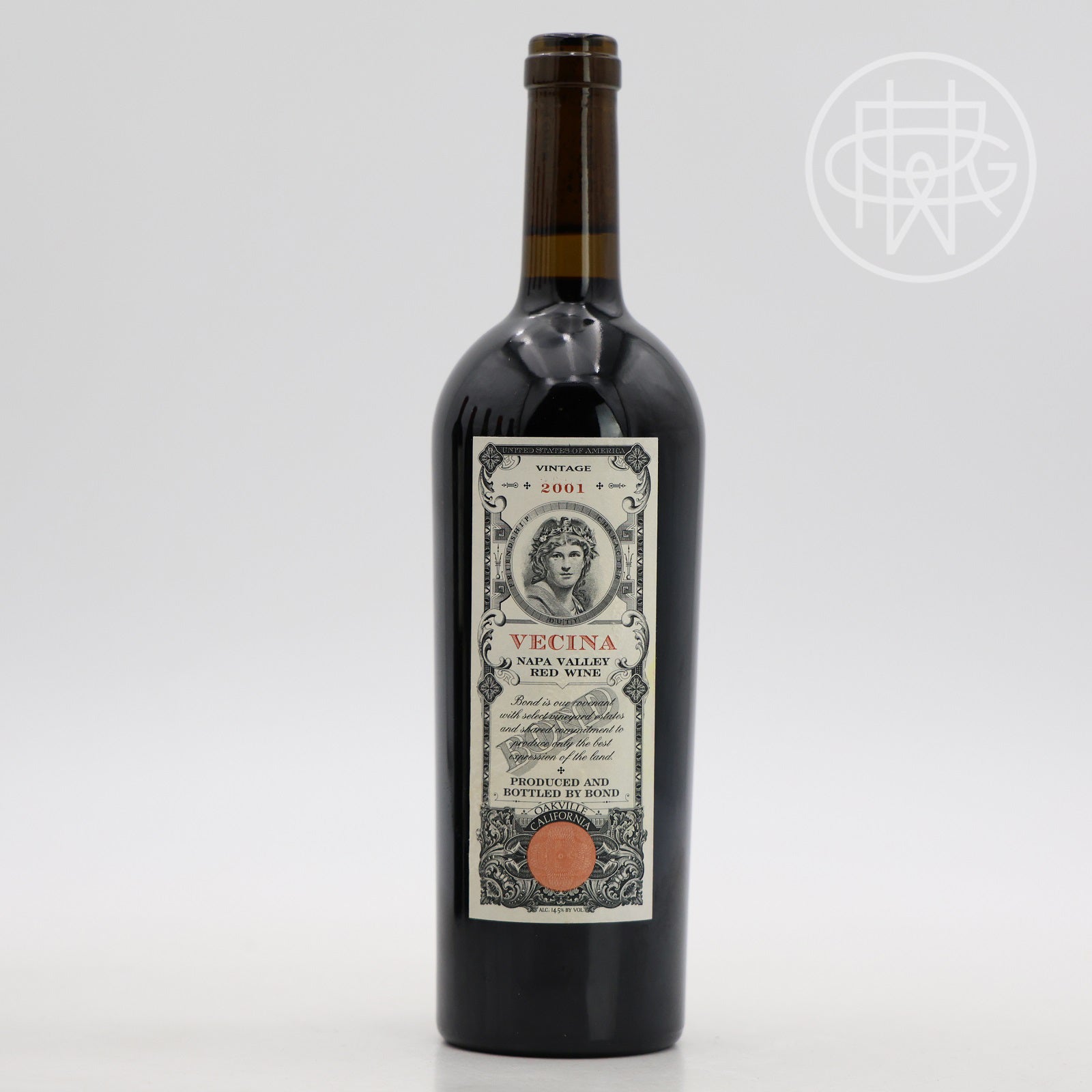 Bond Vecina 2001 750mL (Slightly Scuffed Label) – GRW Wine Collection
