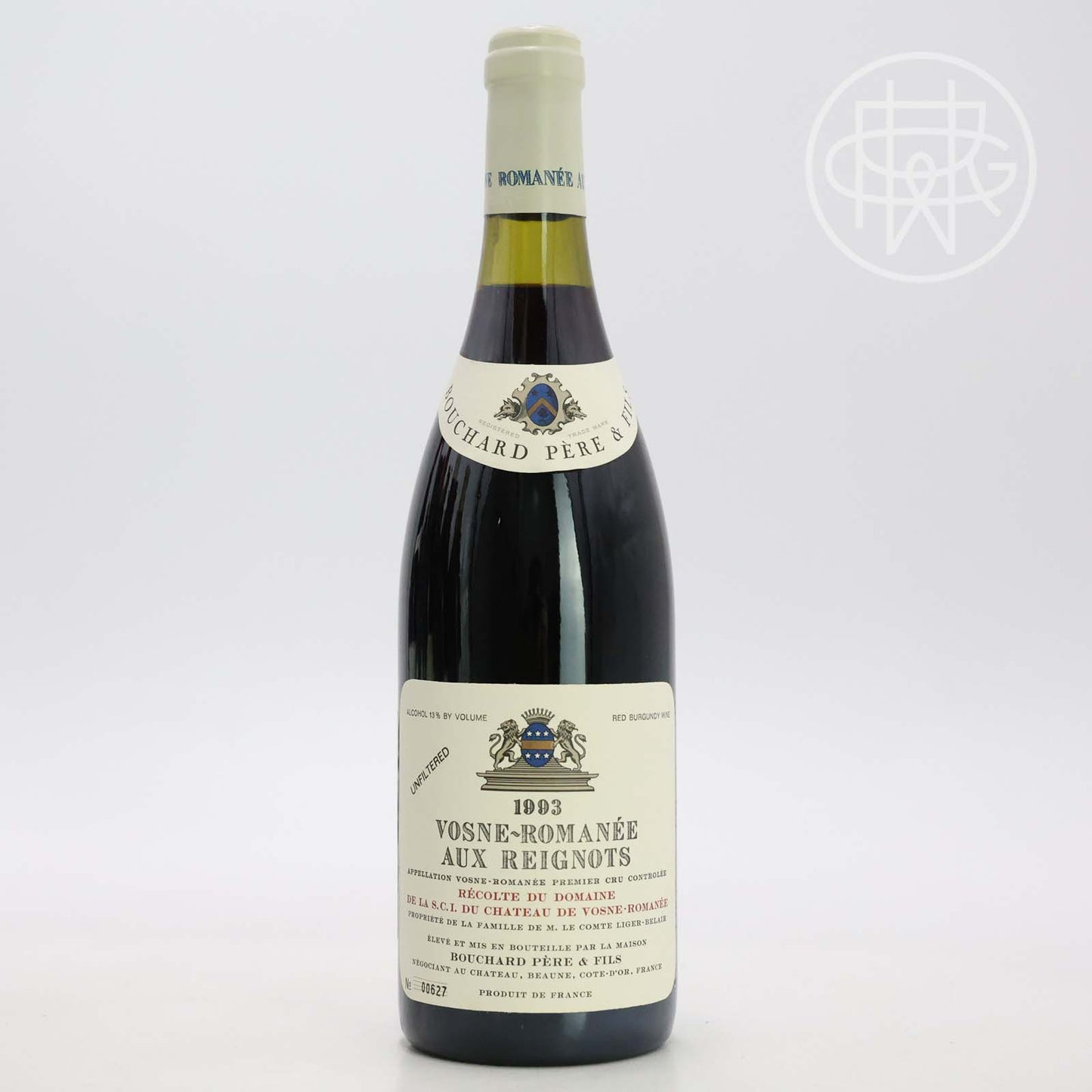 Bouchard Vosne Romanee Aux Reignots 1993 750mL