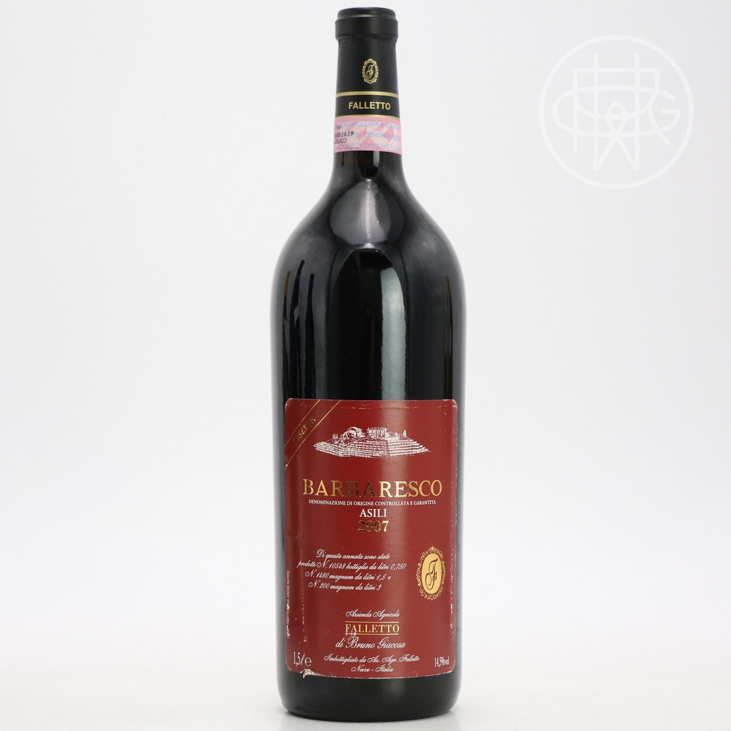 Bruno Giacosa Barbaresco Asili Riserva 2007 1.5L [Red Label] (Nicked Label)