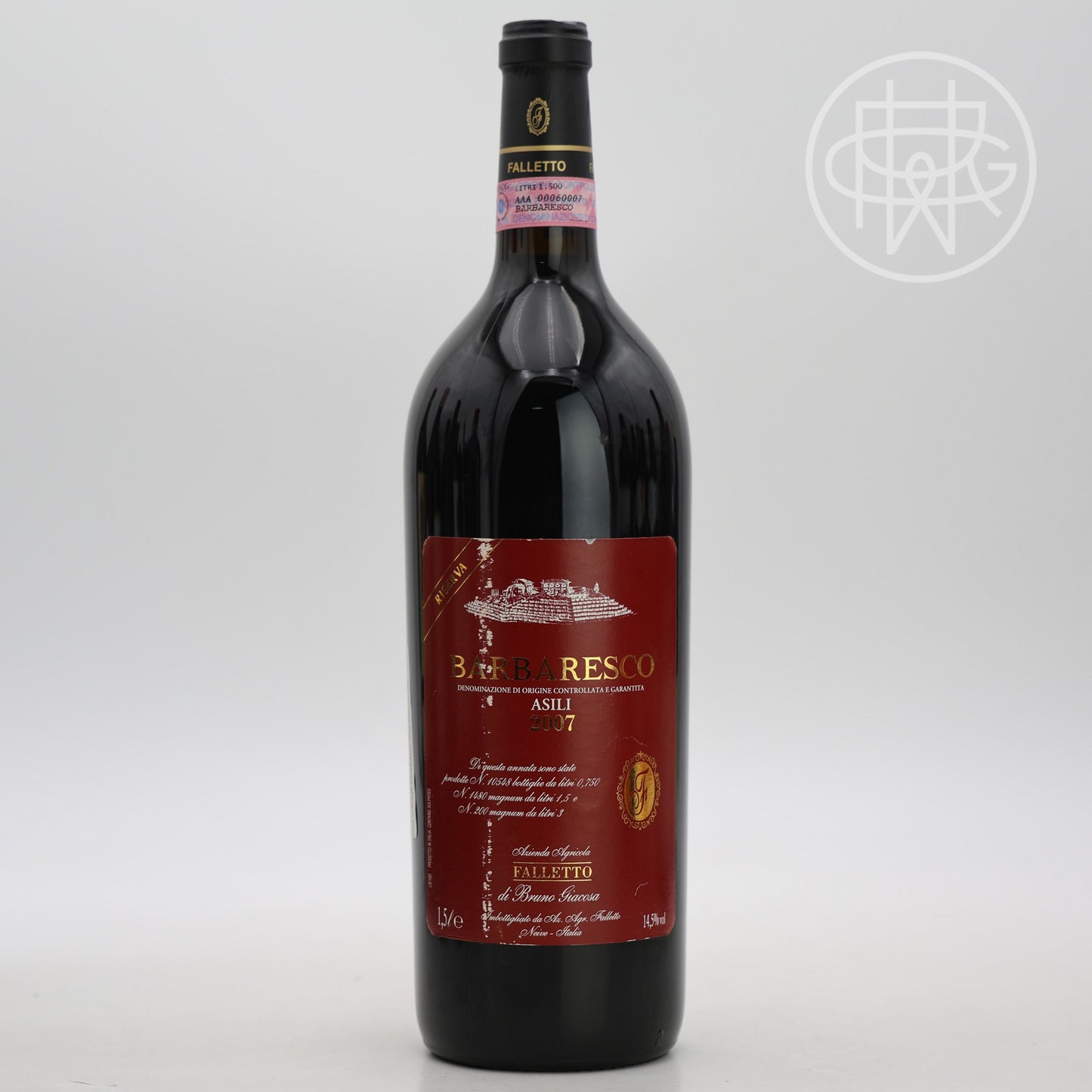 Bruno Giacosa Barbaresco Asili Riserva [Red Label] 2007 1.5L (Scuffed Label)