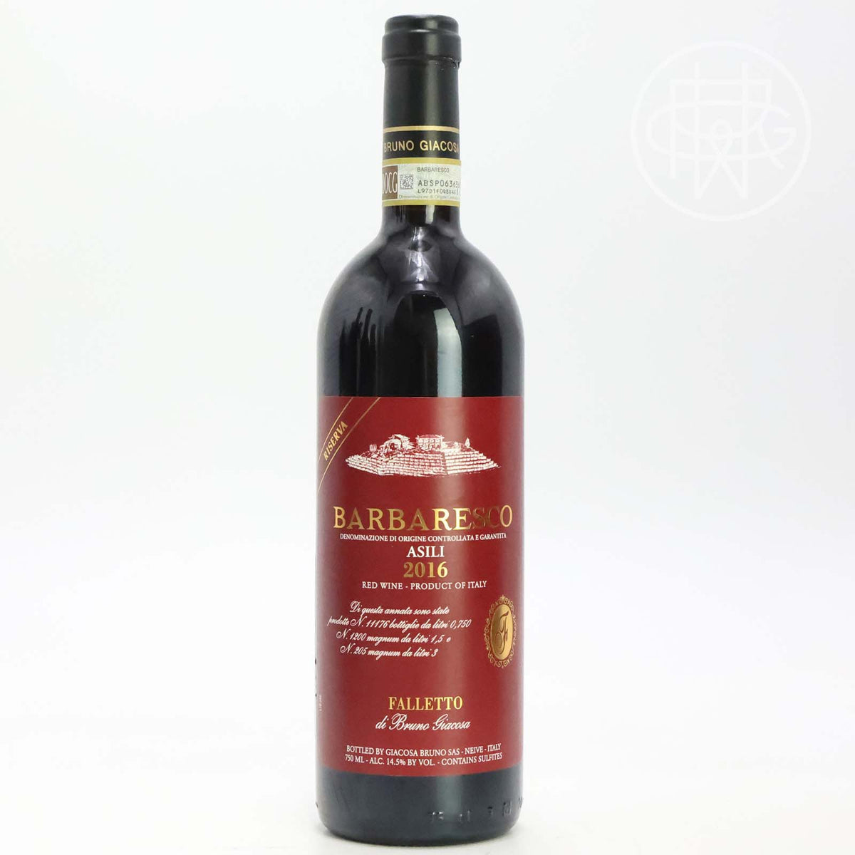 Bruno Giacosa Barbaresco Asili Riserva [Red Label] 2016 750mL