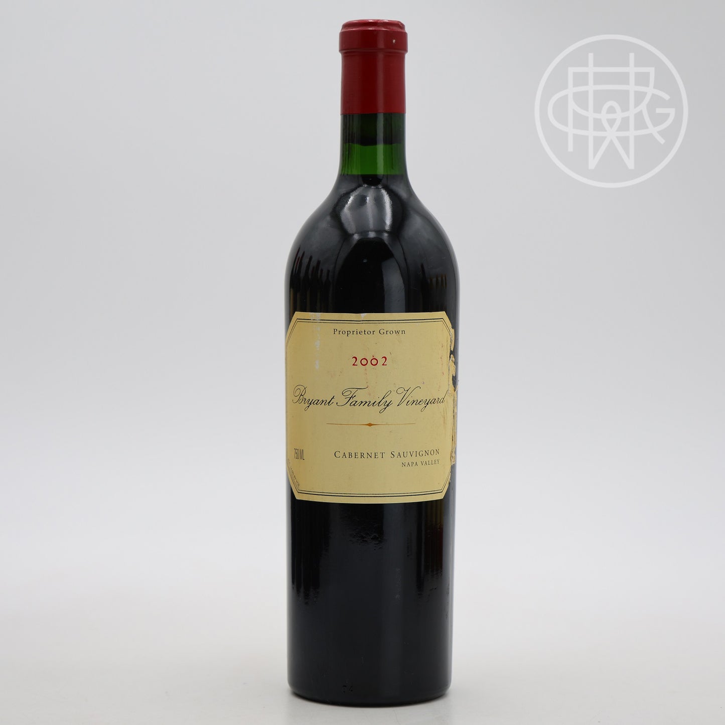 Bryant Family 2002 750mL (Slightly Torn Label)
