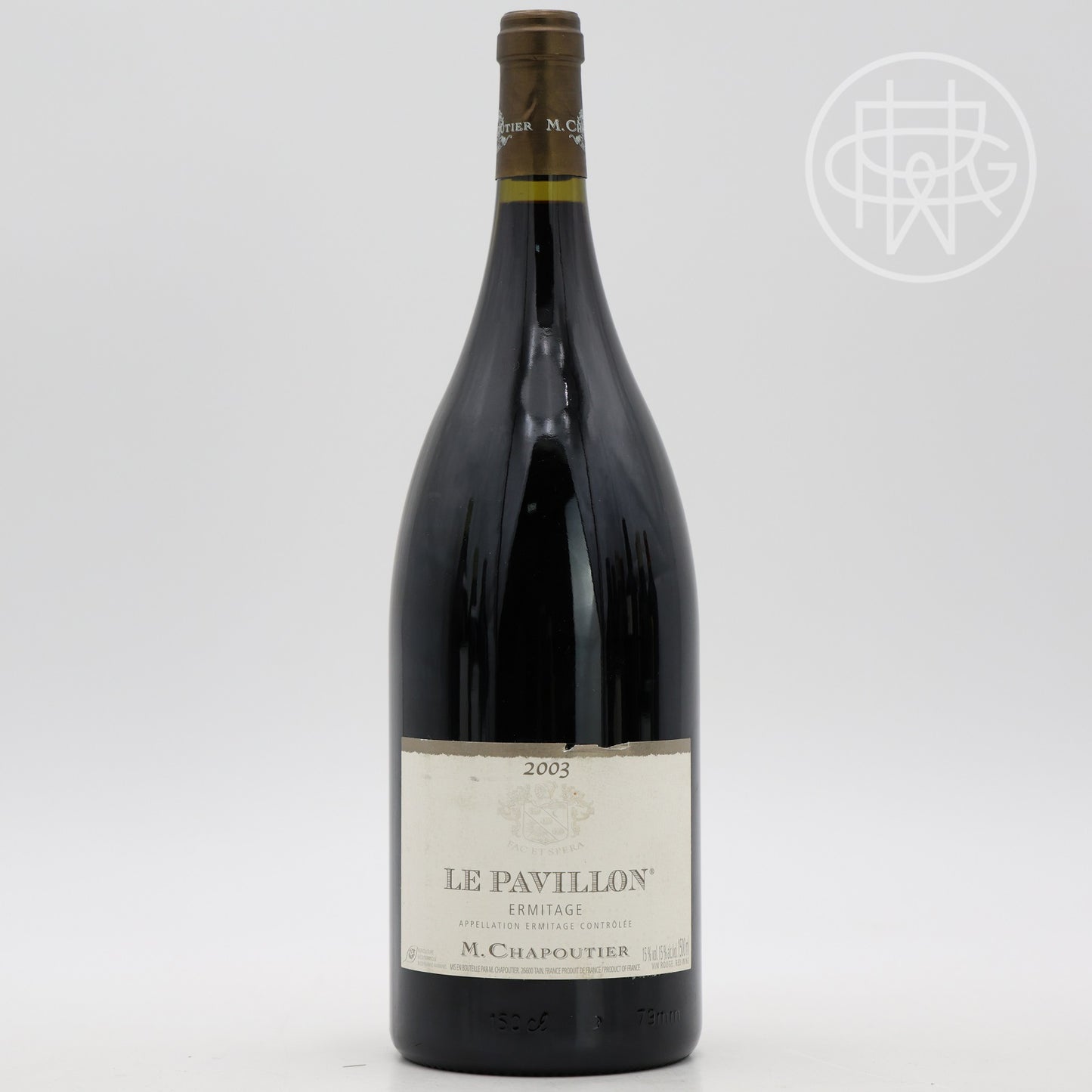 Chapoutier Le Pavillon 2003 1.5L (Nicked Label)