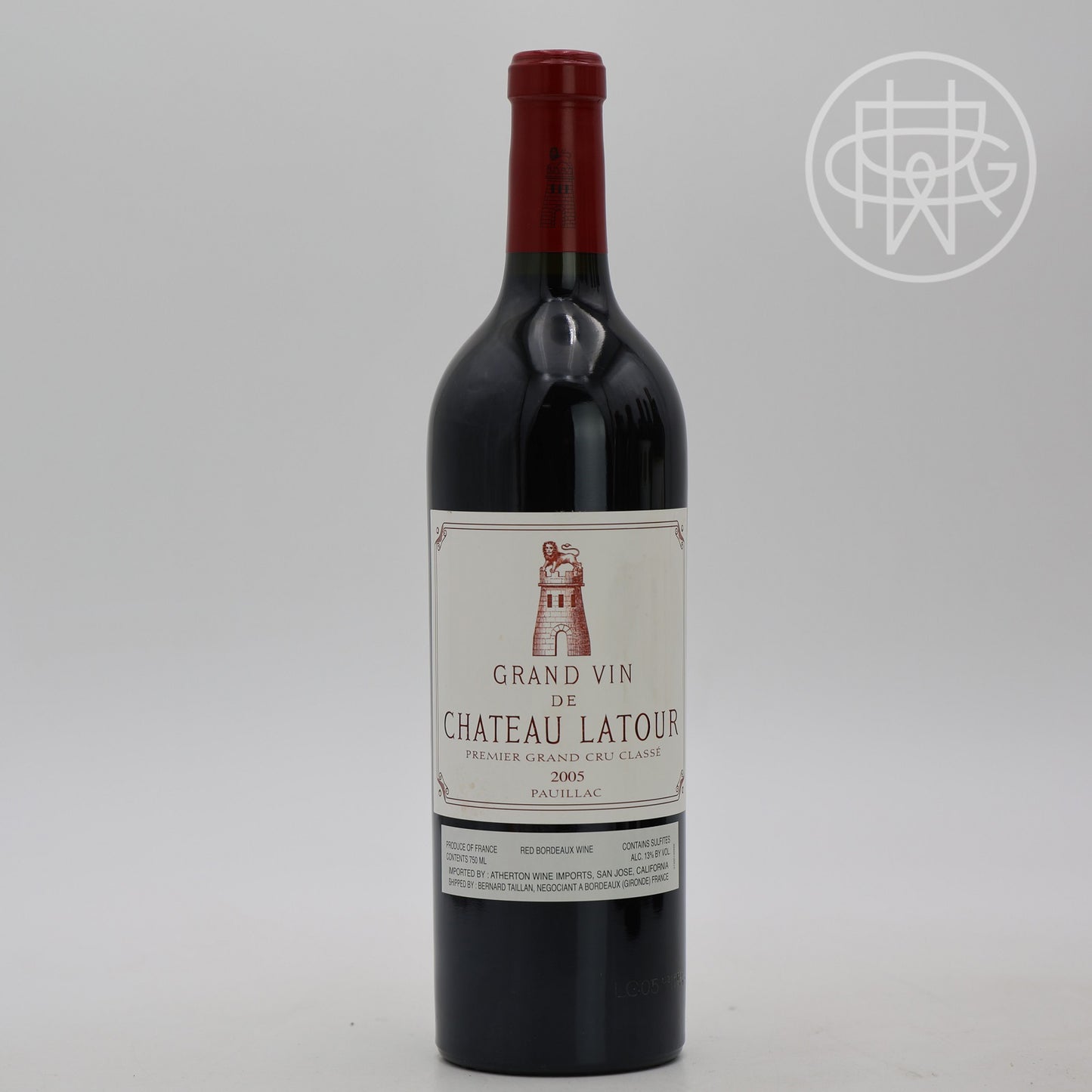 Chateau Latour 2005 750mL (Slightly Soiled Label)