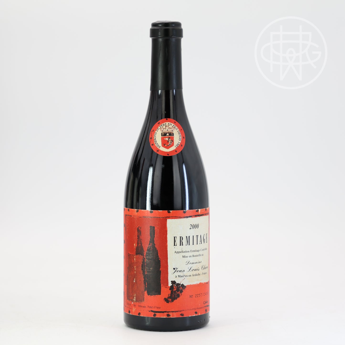 Chave Hermitage Cuvee Cathelin 2000 750mL (Nicked Label)