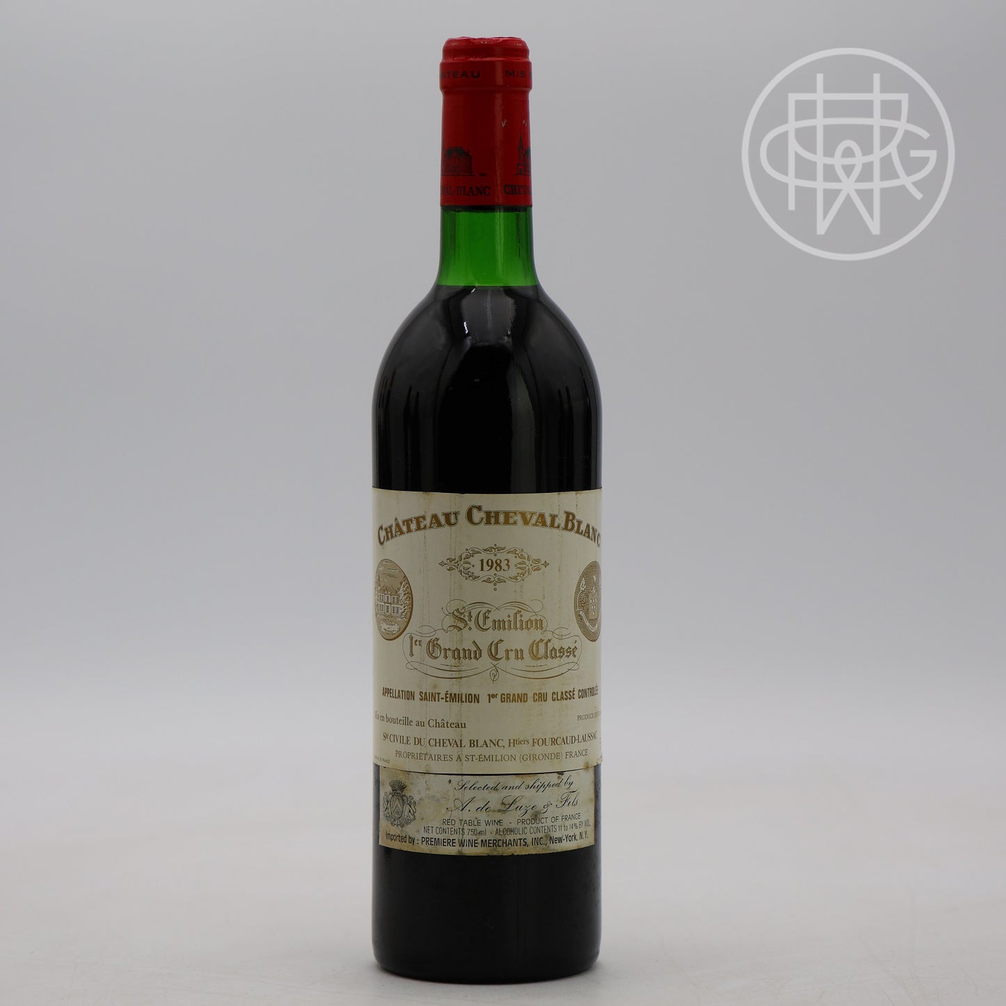Cheval Blanc 1983 750mL (Top Shoulder; Stained Label)