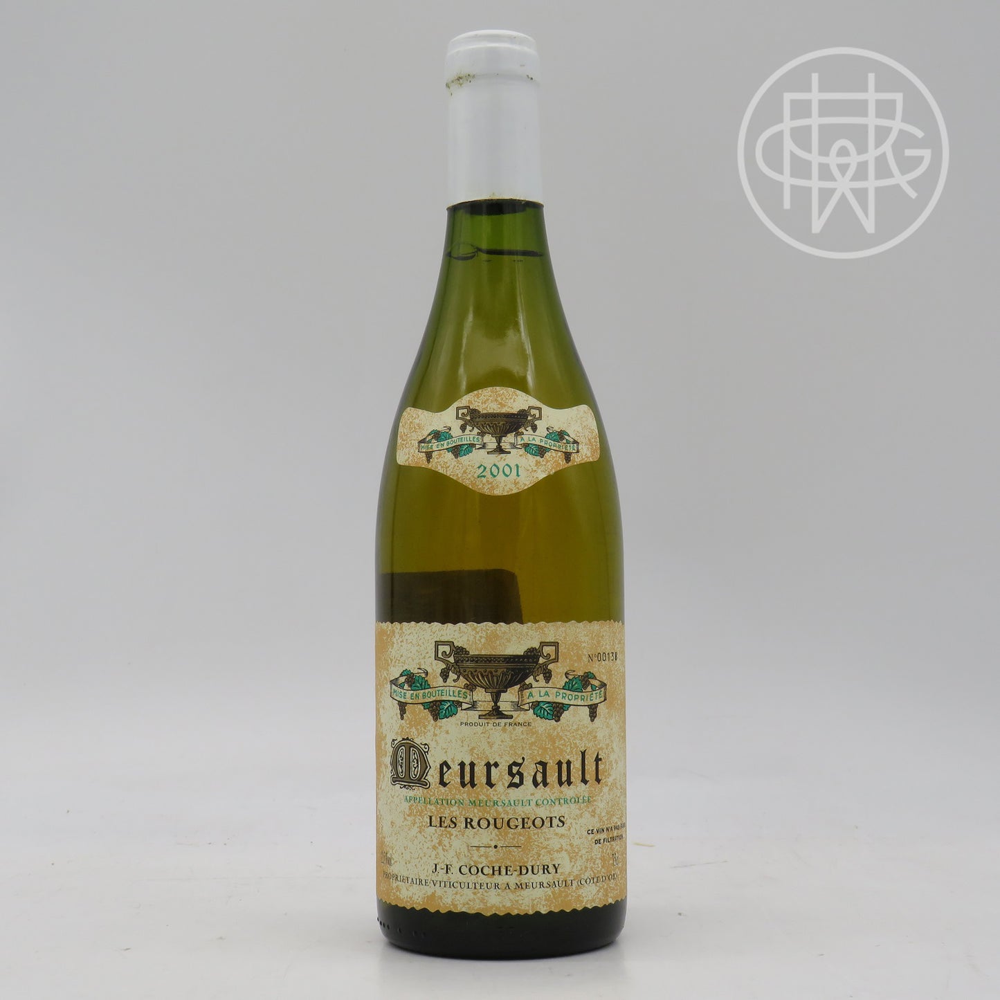 Coche Dury Meursault Rougeots 2001 750mL