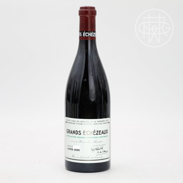 DRC、GRANS ECHEZEAUX2000空瓶 DRC Grands Echezeaux 2000 750mL – GRW Wine Collection