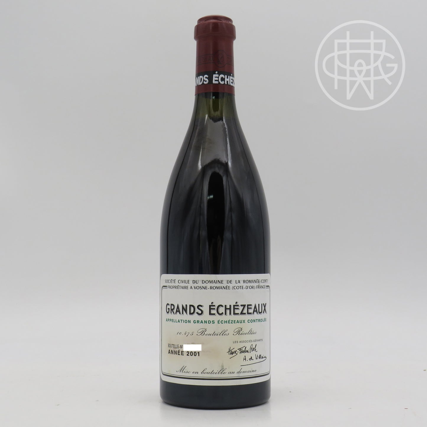 DRC Grands Echezeaux 2001 750mL (Slightly Soiled Label)