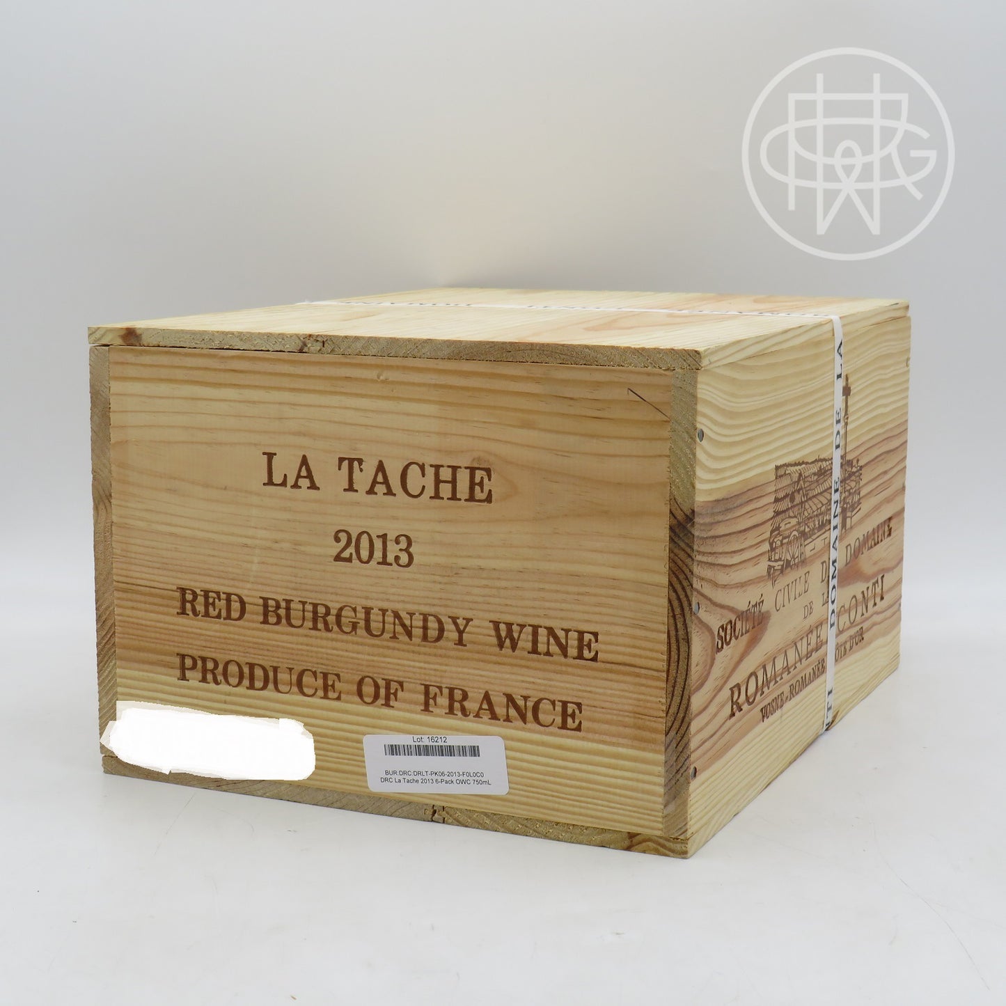 DRC La Tache 2013 6-Pack OWC 750mL