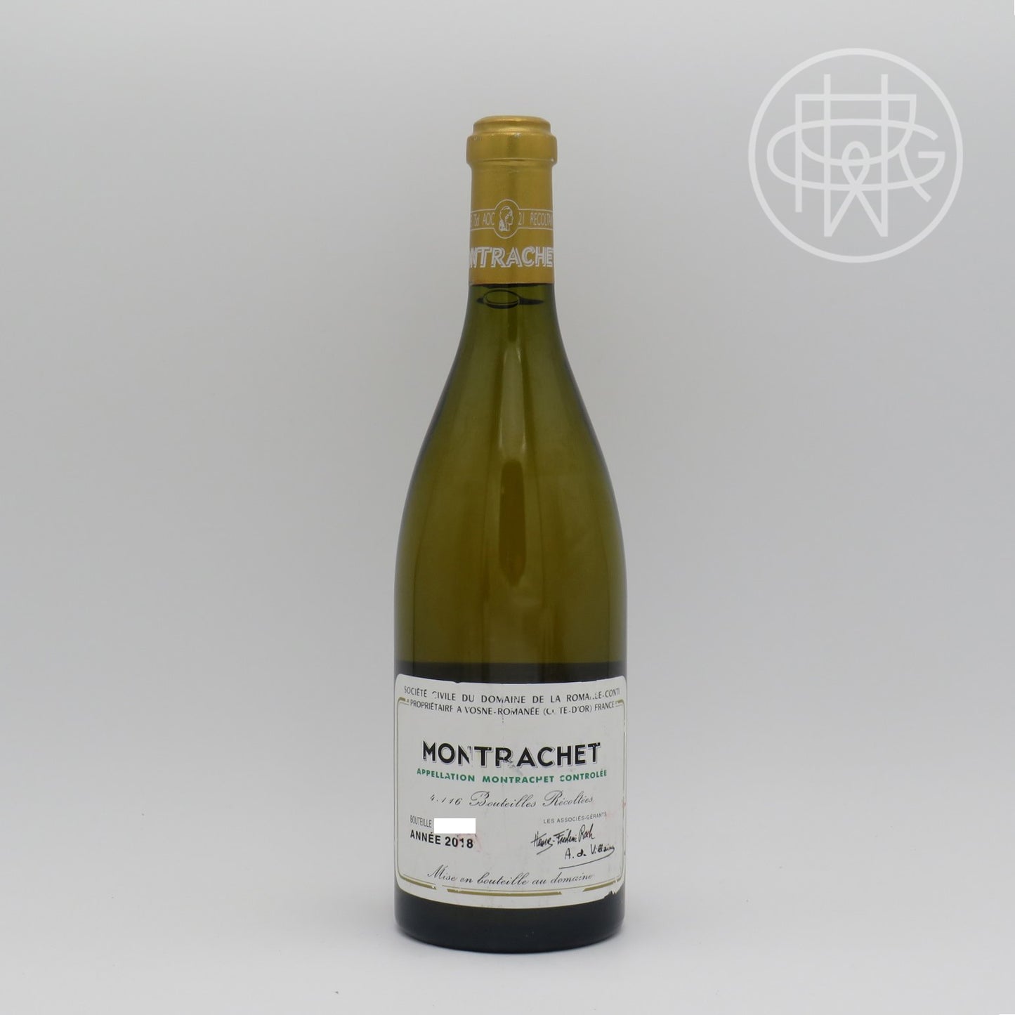 DRC Montrachet 2018 750mL (Scuffed Label)