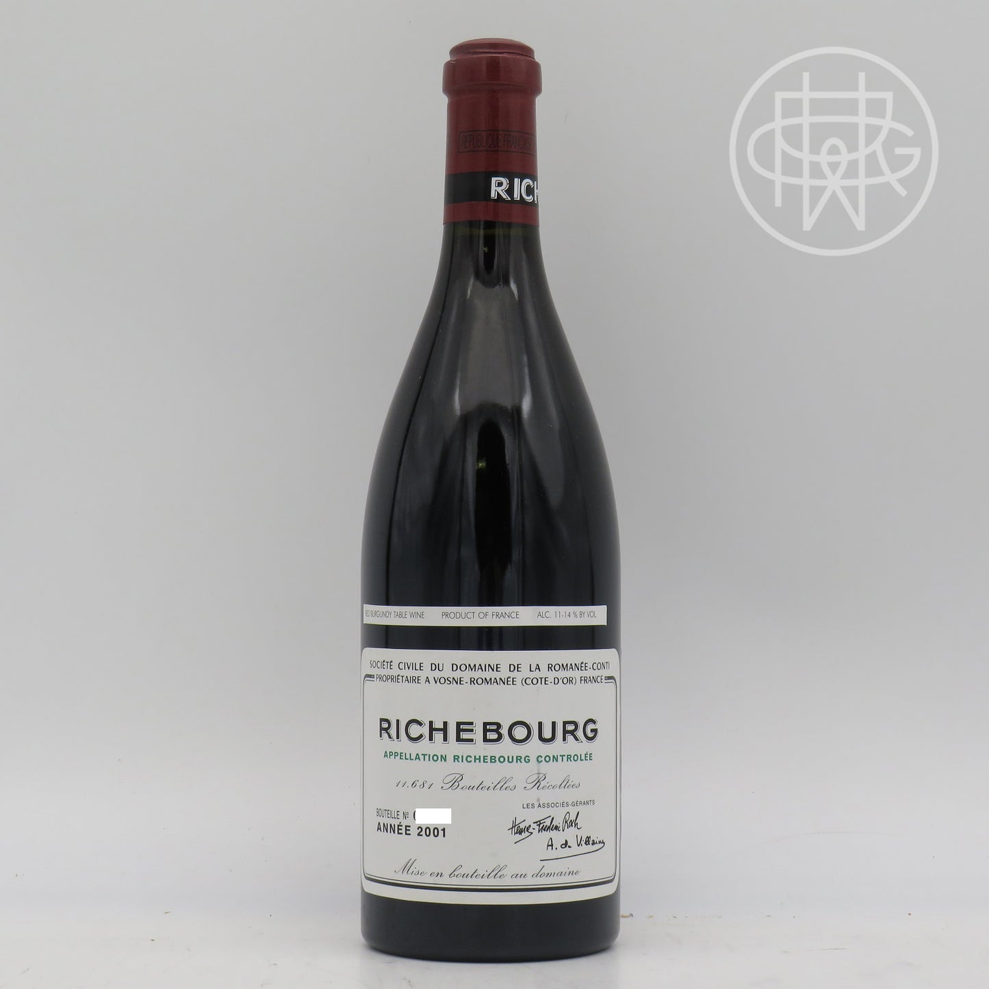 DRC Richebourg 2001 750mL