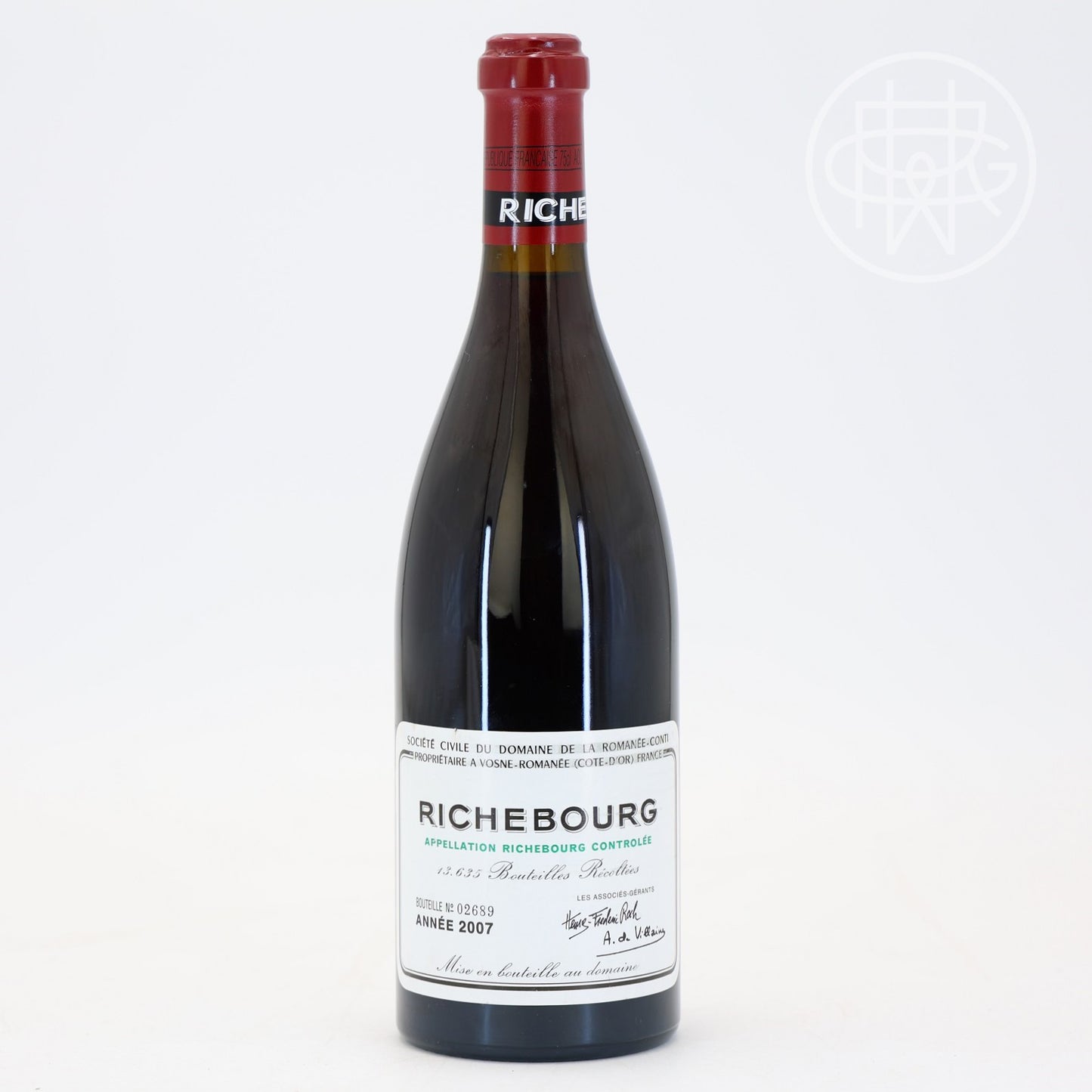 DRC Richebourg 2007 750mL (Slightly Nicked Label)