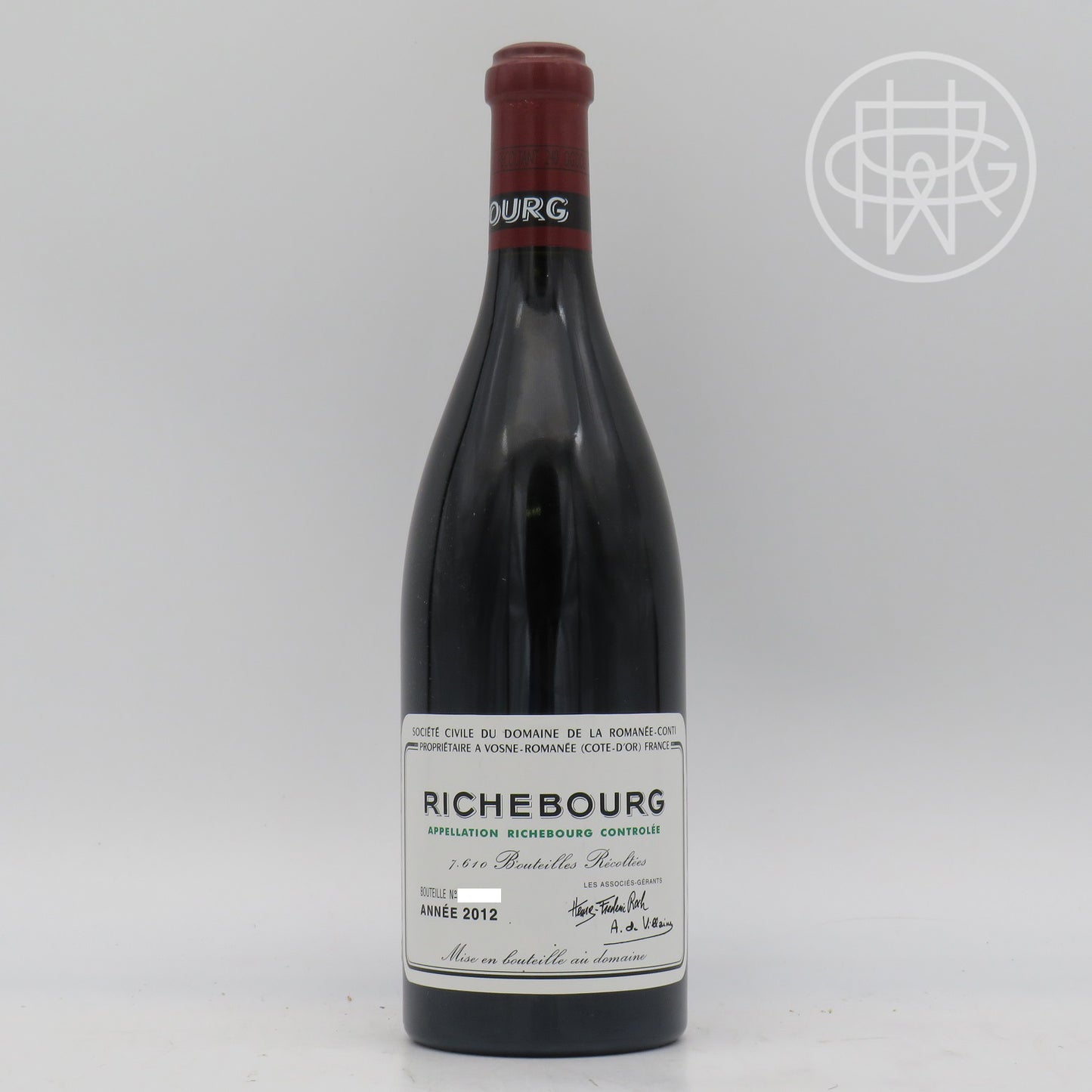 DRC Richebourg 2012 750mL