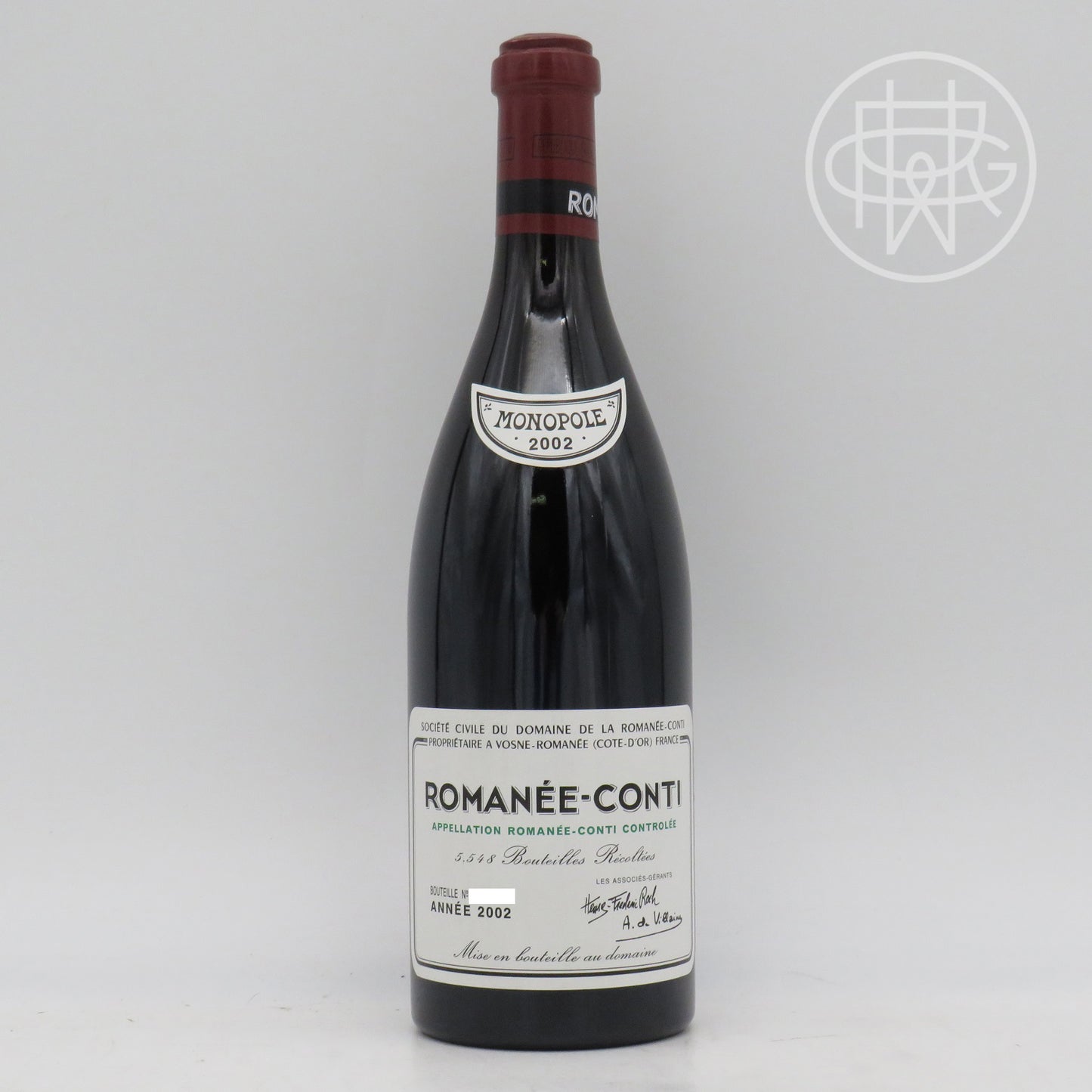 DRC Romanee Conti 2002 750mL