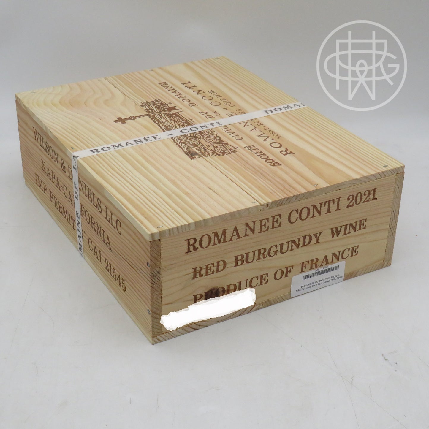 DRC Romanee Conti 2021 3-Pack OWC 750mL