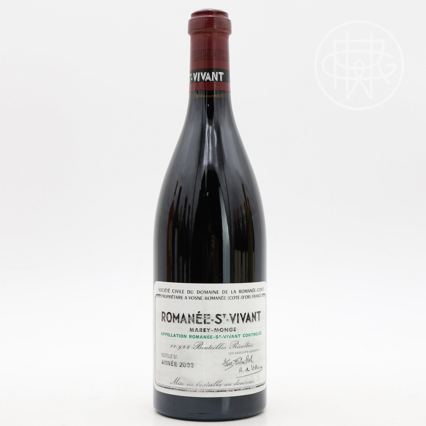 DRC St Vivant 2003 750mL (Slightly Scuffed Label)