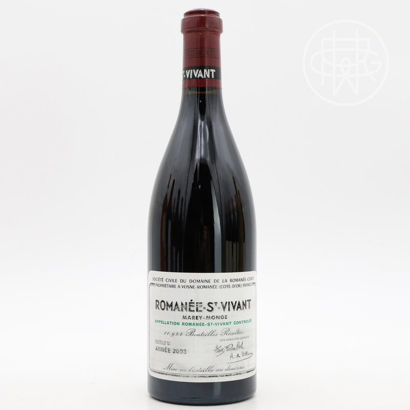 DRC St Vivant 2003 750mL (Slightly Scuffed Label)