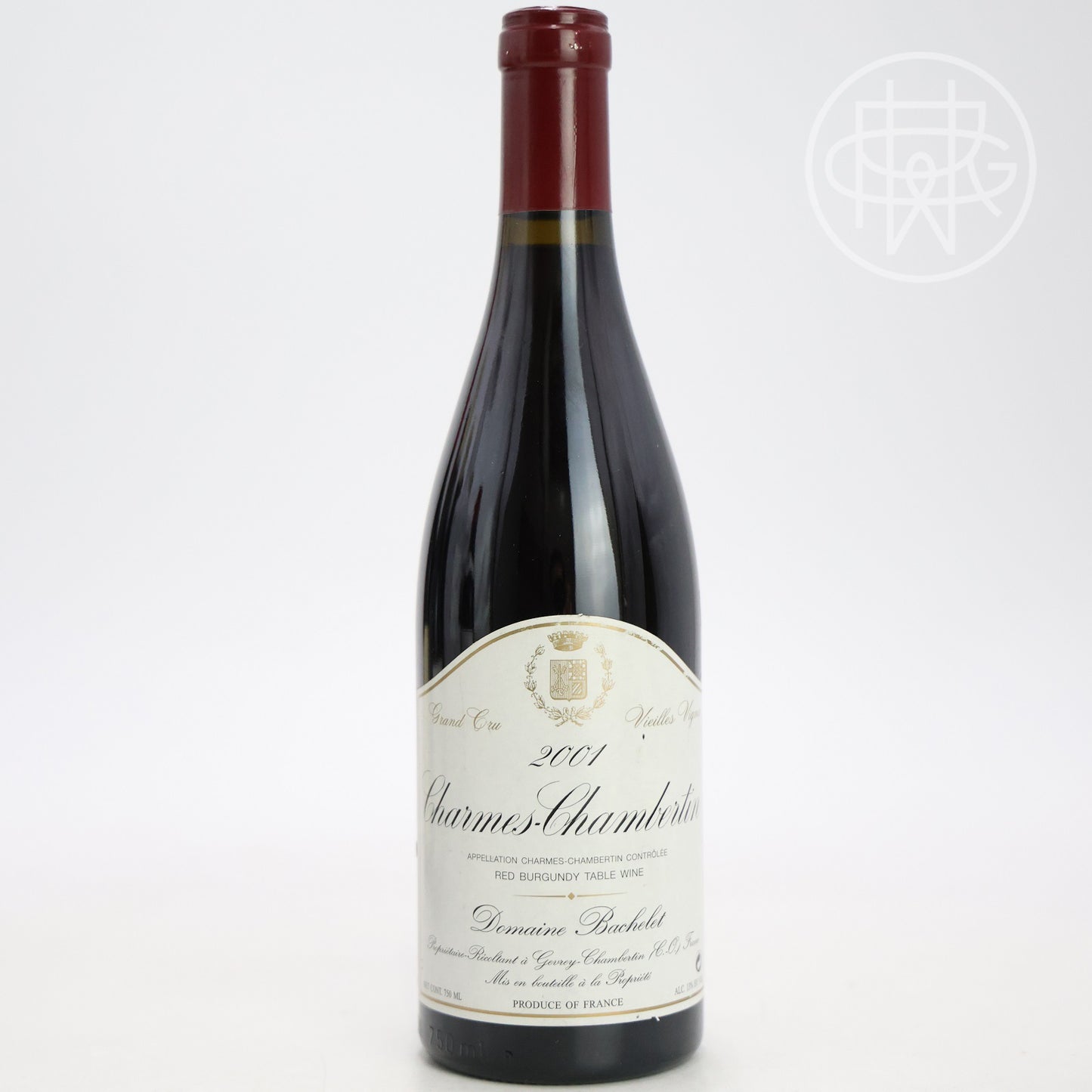 Denis Bachelet Charmes Chambertin 2001 750mL (Slightly Soiled Label)