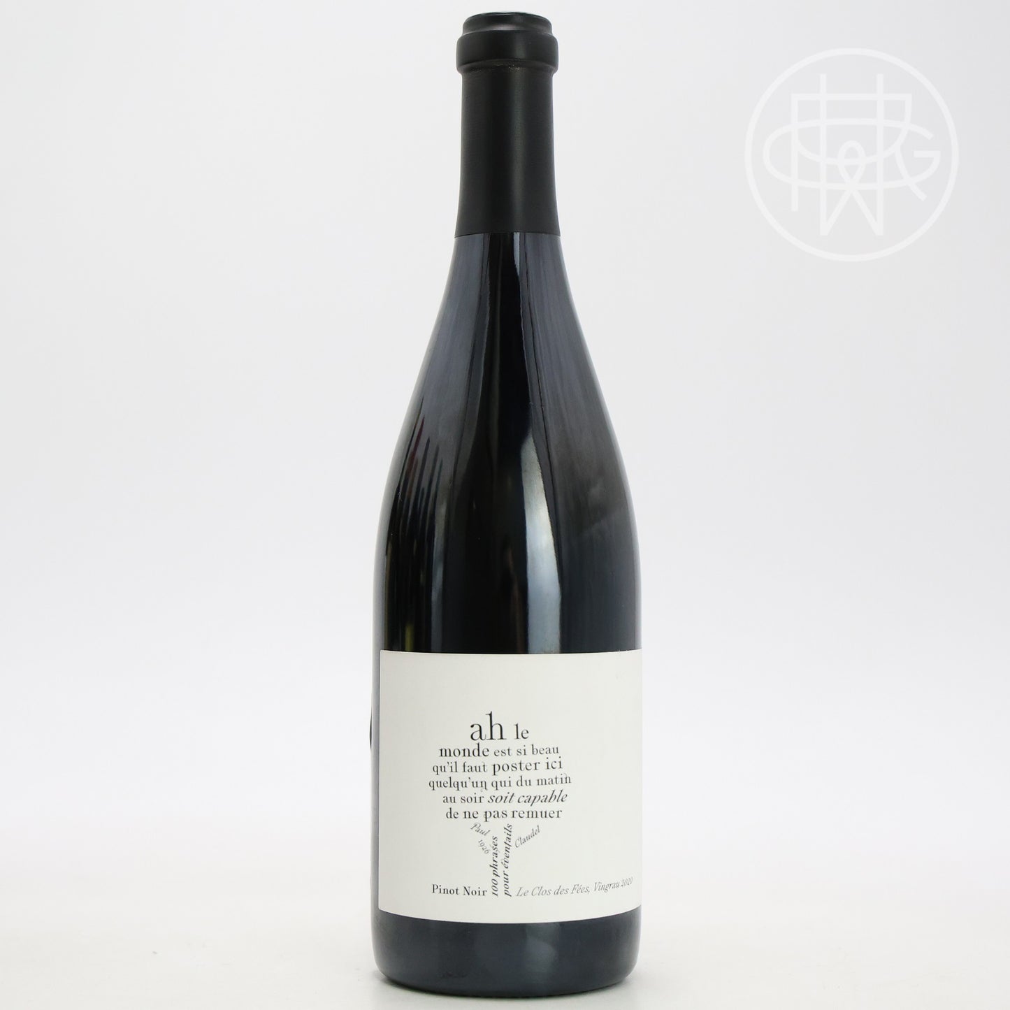 Domaine du Clos des Fees 100 Phrases Pour Eventails Pinot Noir 2020 750mL