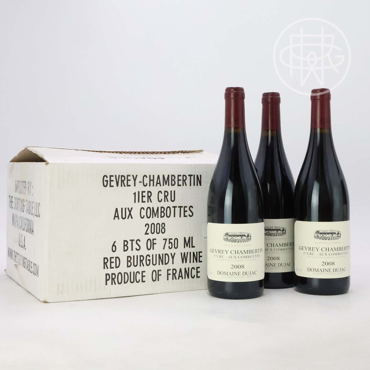 Dujac Gevrey Chambertin Les Combottes 2008 6-Pack OC 750mL