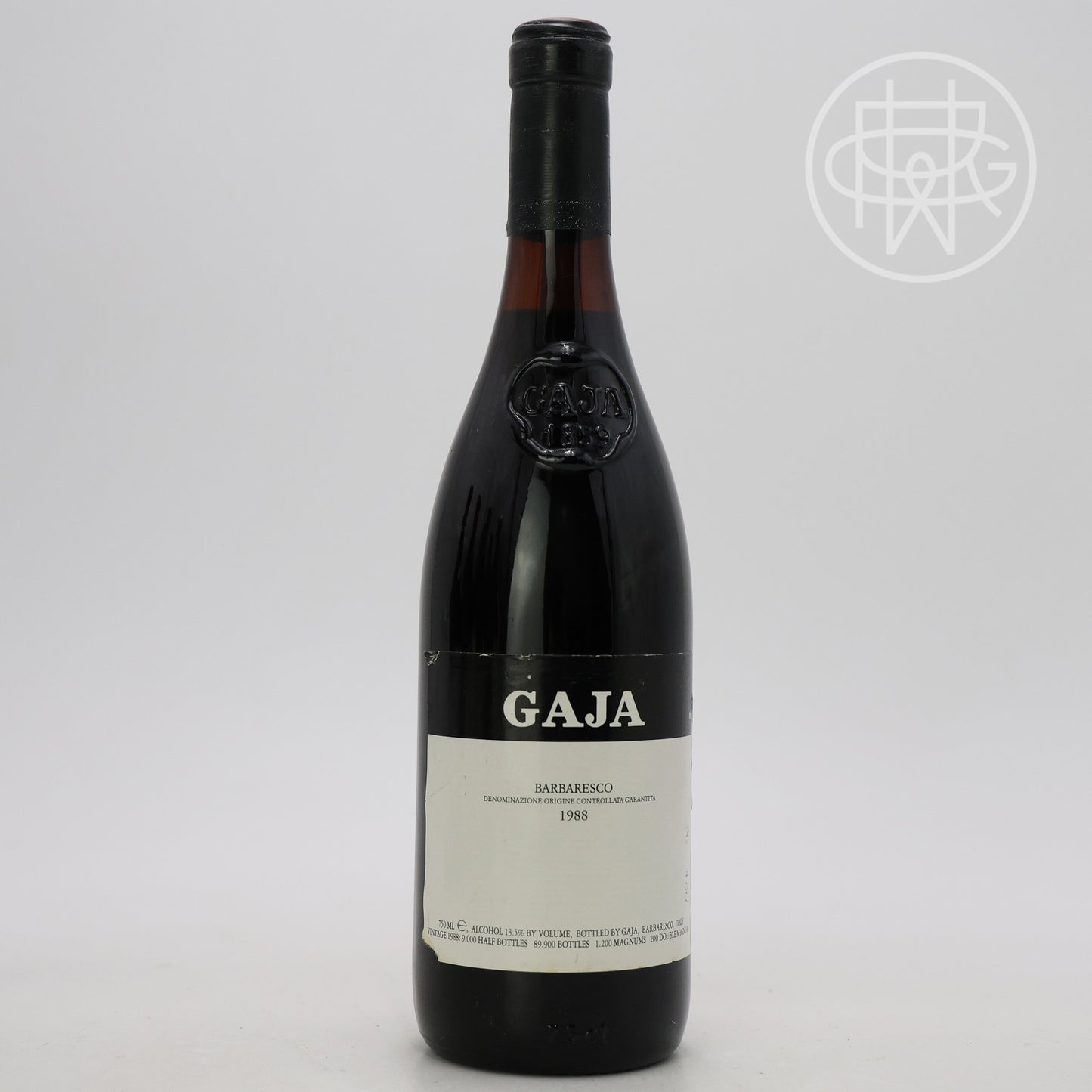 Gaja Barbaresco 1988 750mL (Nicked Label)