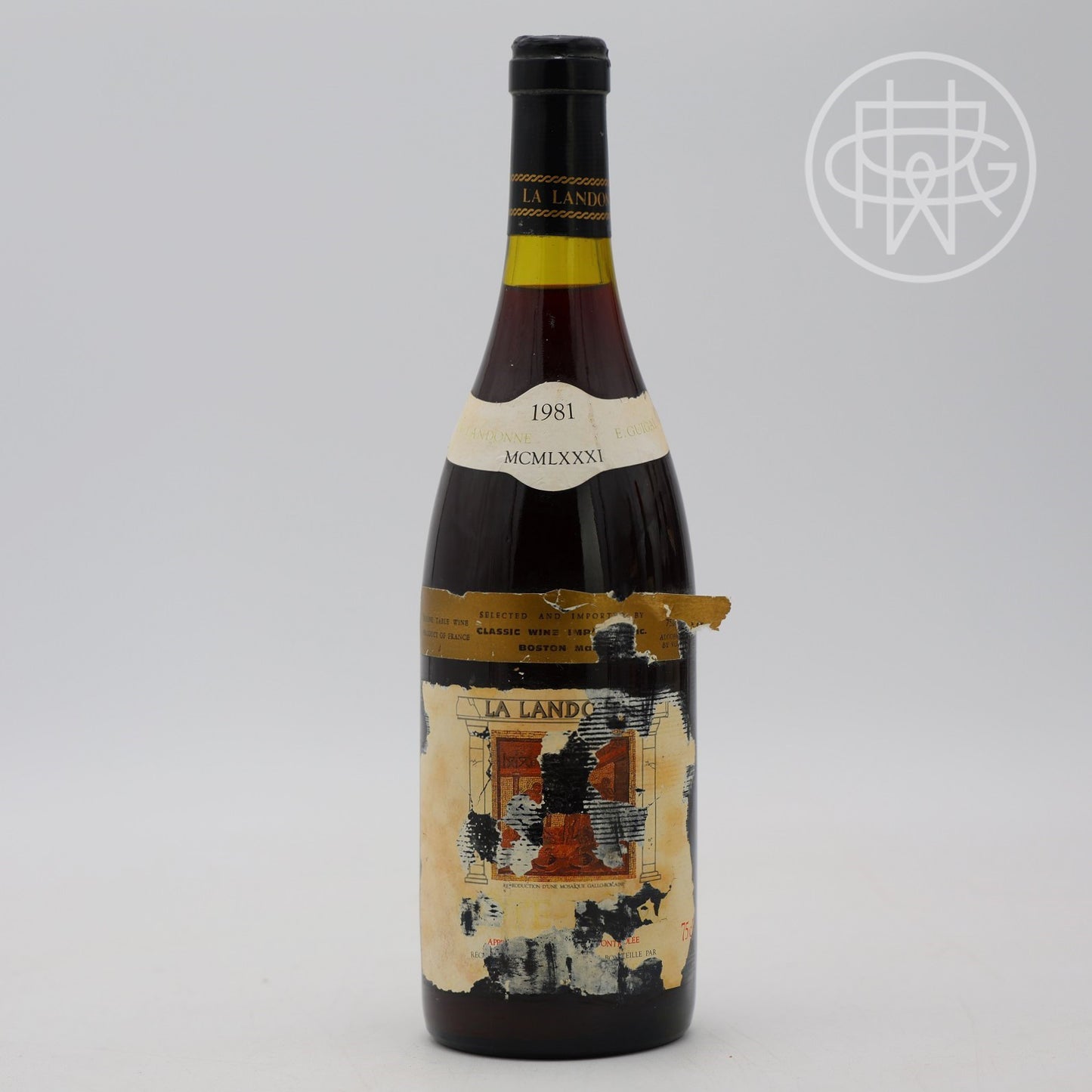 Guigal La Landonne 1981 750mL [Soiled/Torn Label]
