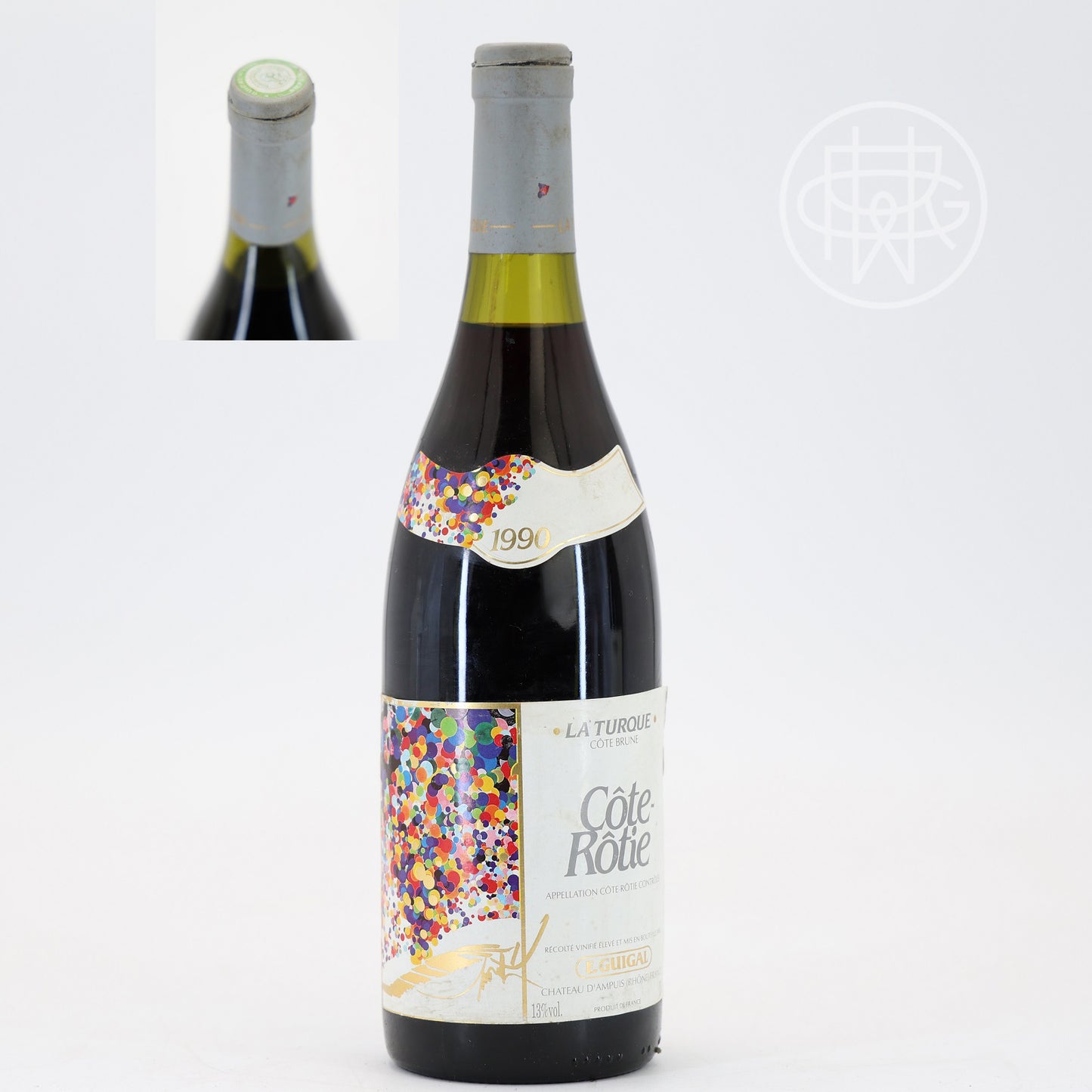 Guigal La Turque 1990 750mL [Torn Capsule]