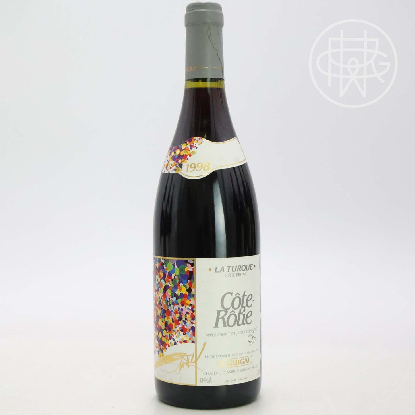 Guigal La Turque 1998 750mL [Embossed Operakallaren Collection]